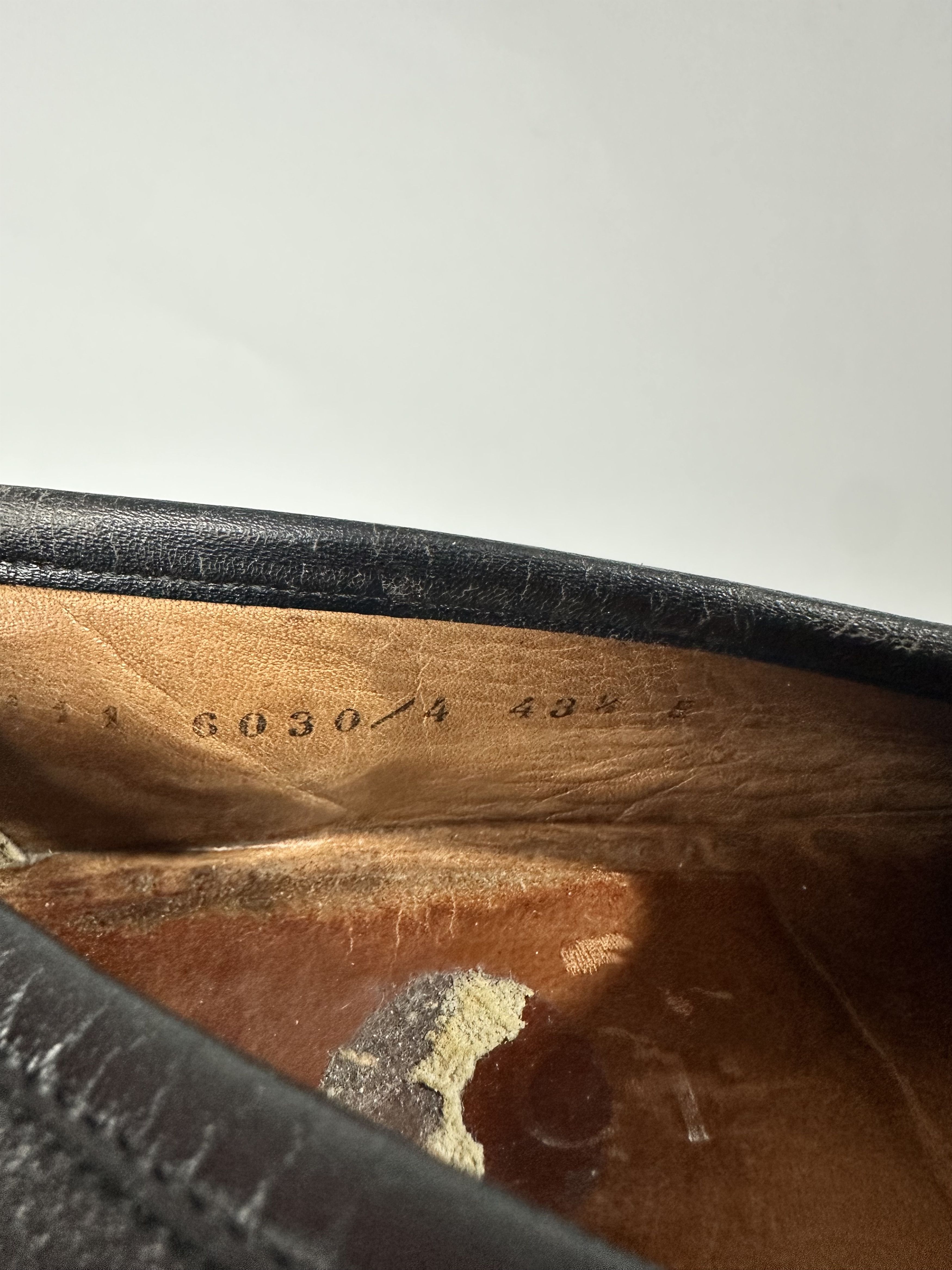 Gucci Gucci Black Leather Horsebit Loafers Size US 10.5 / EU 43-44 - 9 Thumbnail