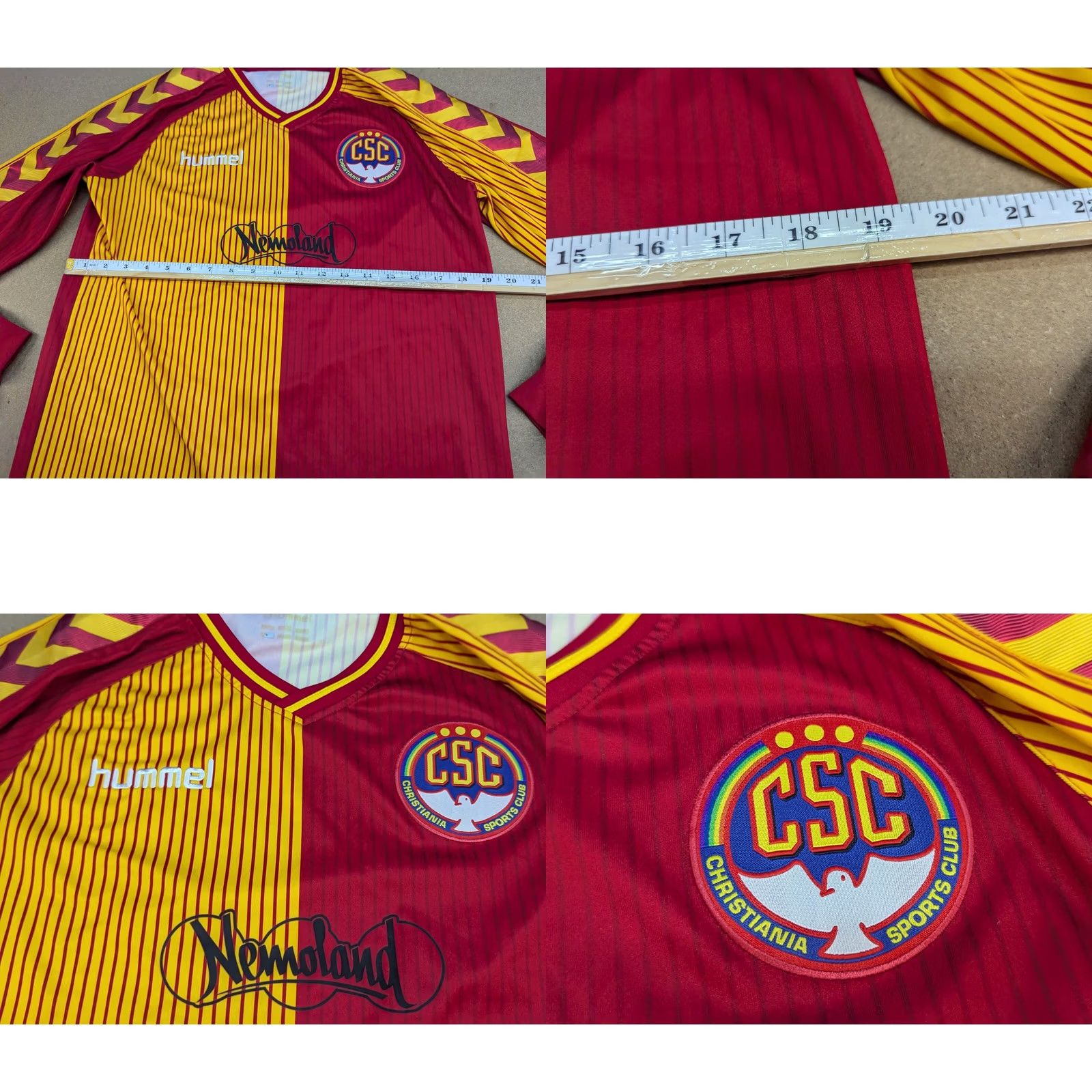 Hummel Hummel Football Jersey Mens Size S Home Adult Christania Sports Club 2016-2017 Multicolor Polyester Quick Dry Long Sleeve Jersey Size US S / EU 44-46 / 1 - 8 Thumbnail