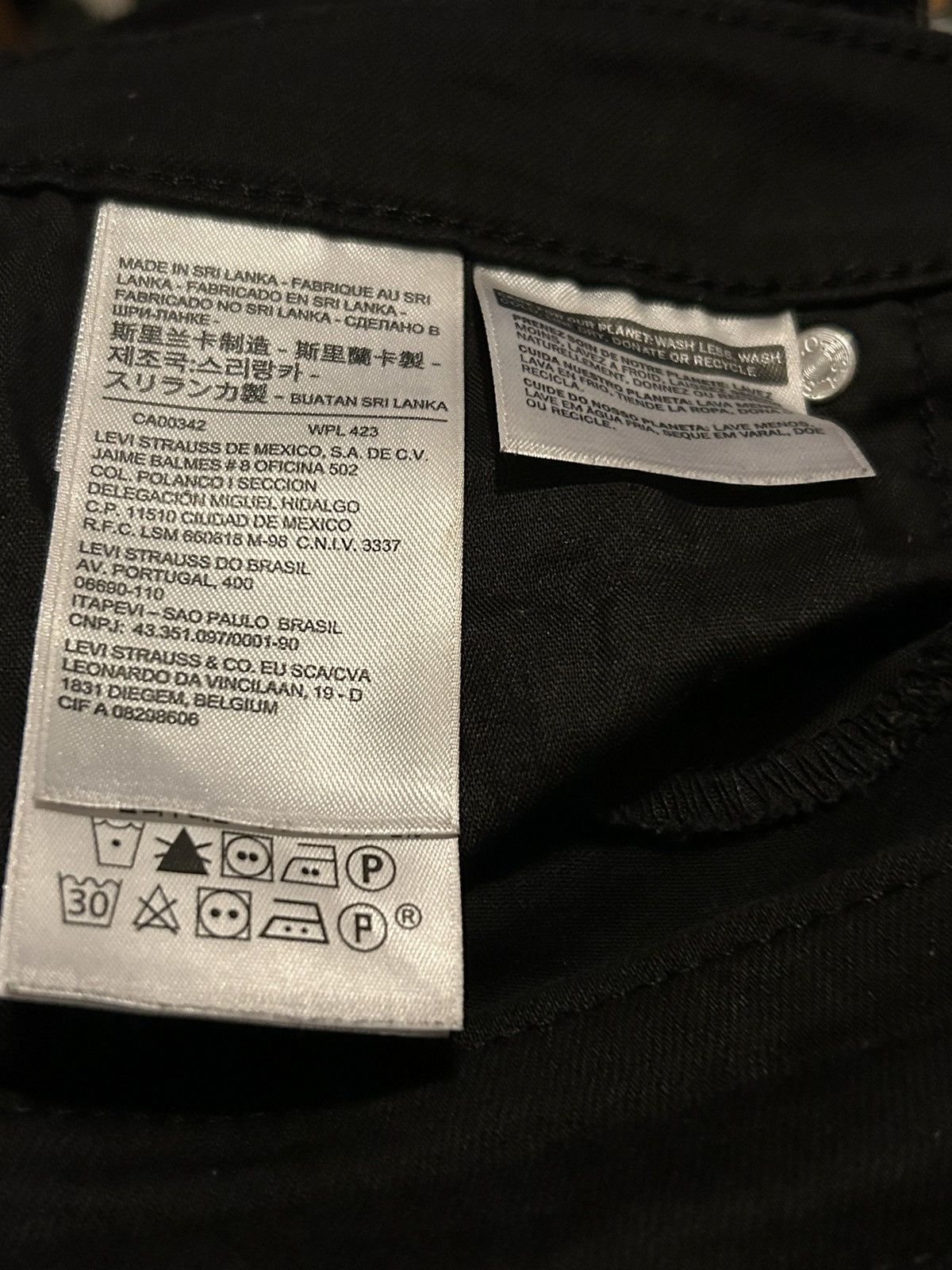 Levi's Levi’s 711 black skinny jeans Size 34" / US 12 / IT 48 - 6 Thumbnail