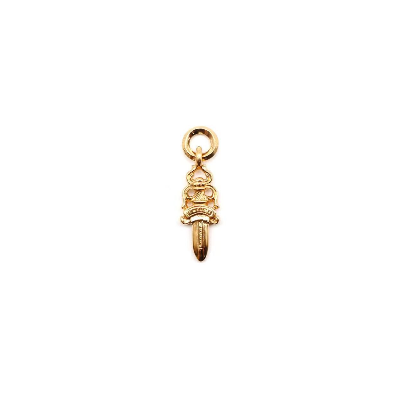 Chrome Hearts Chrome Hearts 22K Gold Diamonds Dagger Pendant Size ONE SIZE - 2 Thumbnail