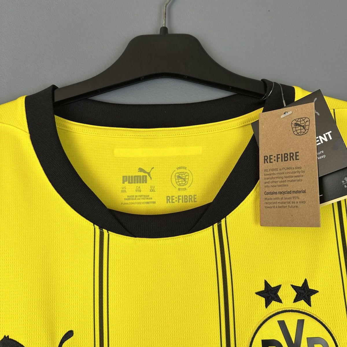 Puma Borussia Dortmund Nico Schlotterbeck Home Jersey 2024/2025 Size US XXL / EU 58 / 5 - 4 Thumbnail