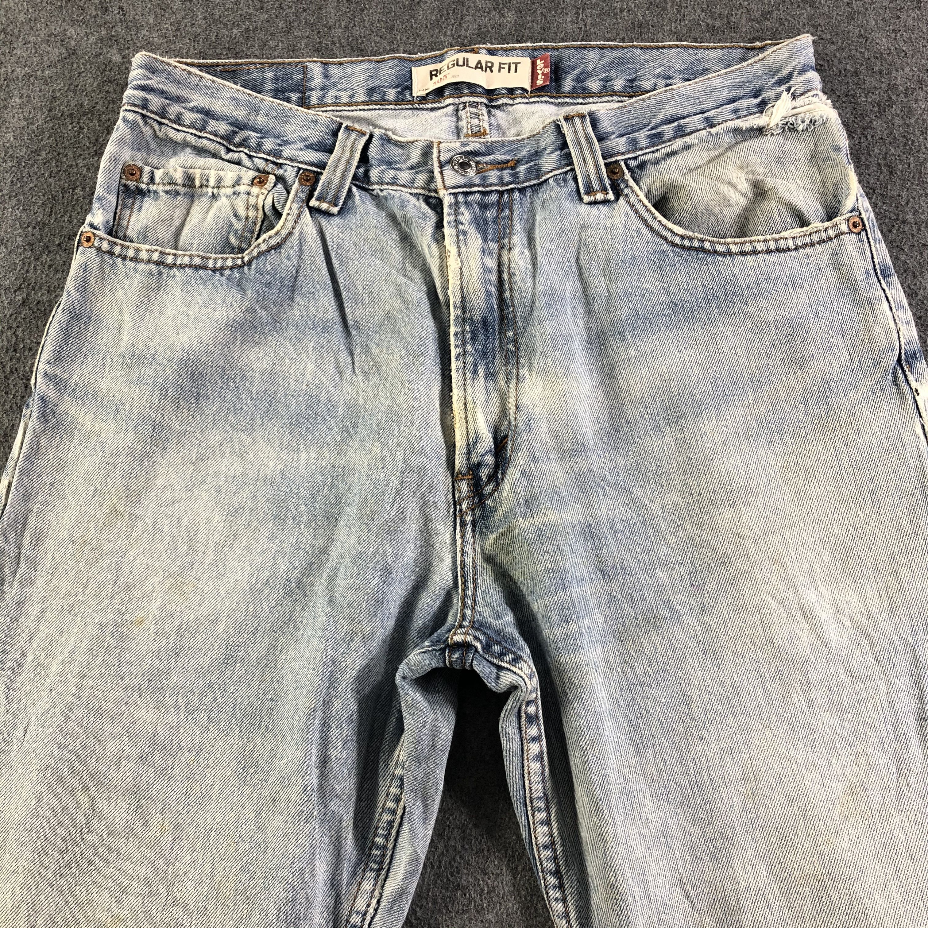 Levi's Vintage Blue Wash Levis 505 Jeans-J3152 Size US 34 / EU 50 - 3 Thumbnail