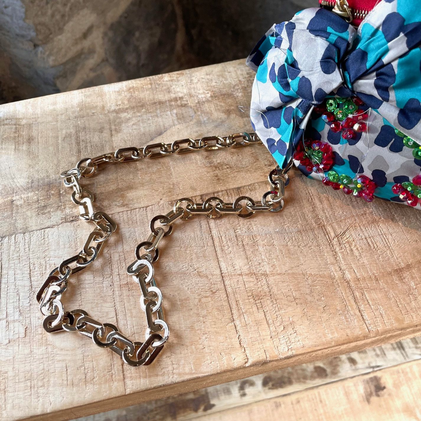 Lanvin Lanvin Leopard Embellished Bow Chain Liz Pouch Size ONE SIZE - 2 Thumbnail