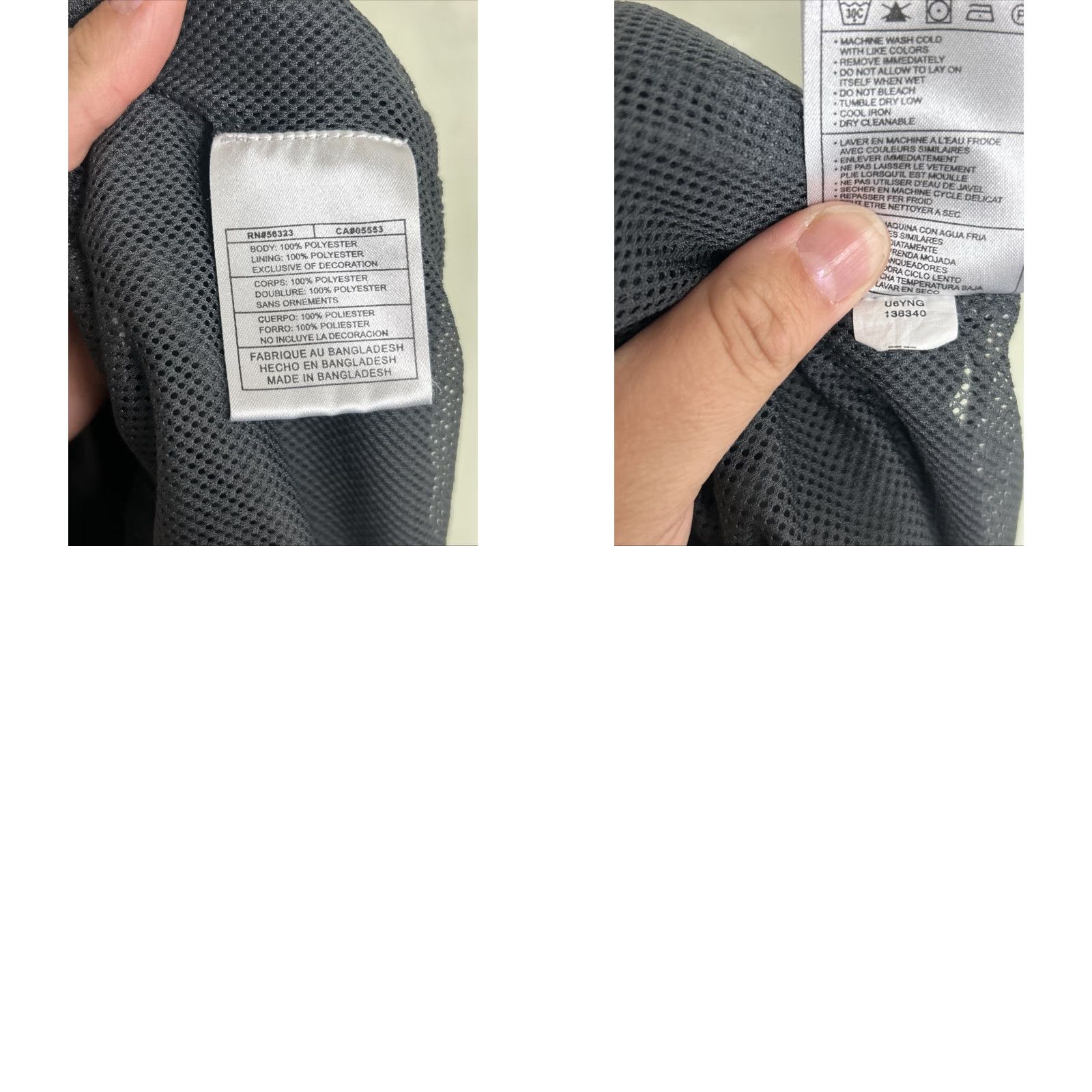 Nike VINTAGE Nike Mens Large Black Drawstring Cargo Lined Swim Trunks Trunks 36x12 Mens Size ONE SIZE - 10 Thumbnail