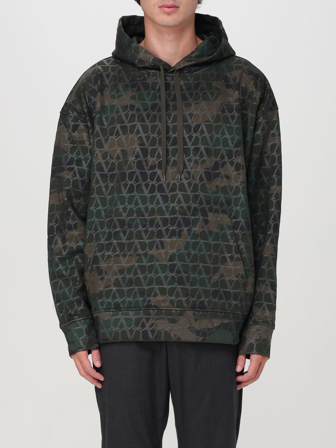 Valentino Valentino Sweatshirt Men Military Size US M / EU 48-50 / 2 - 1 Thumbnail
