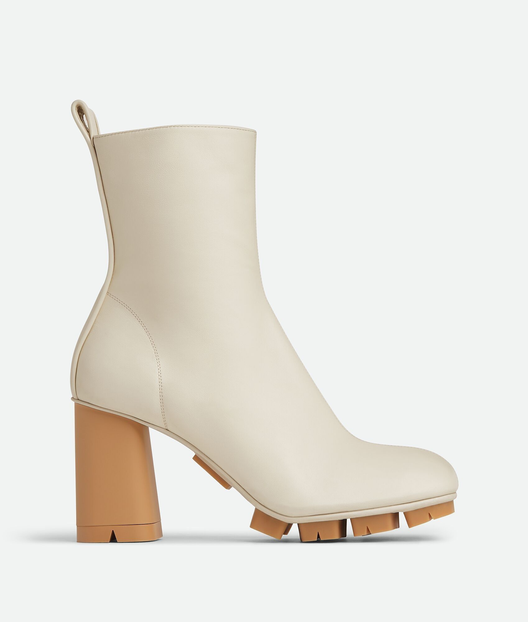 shore ankle boots white