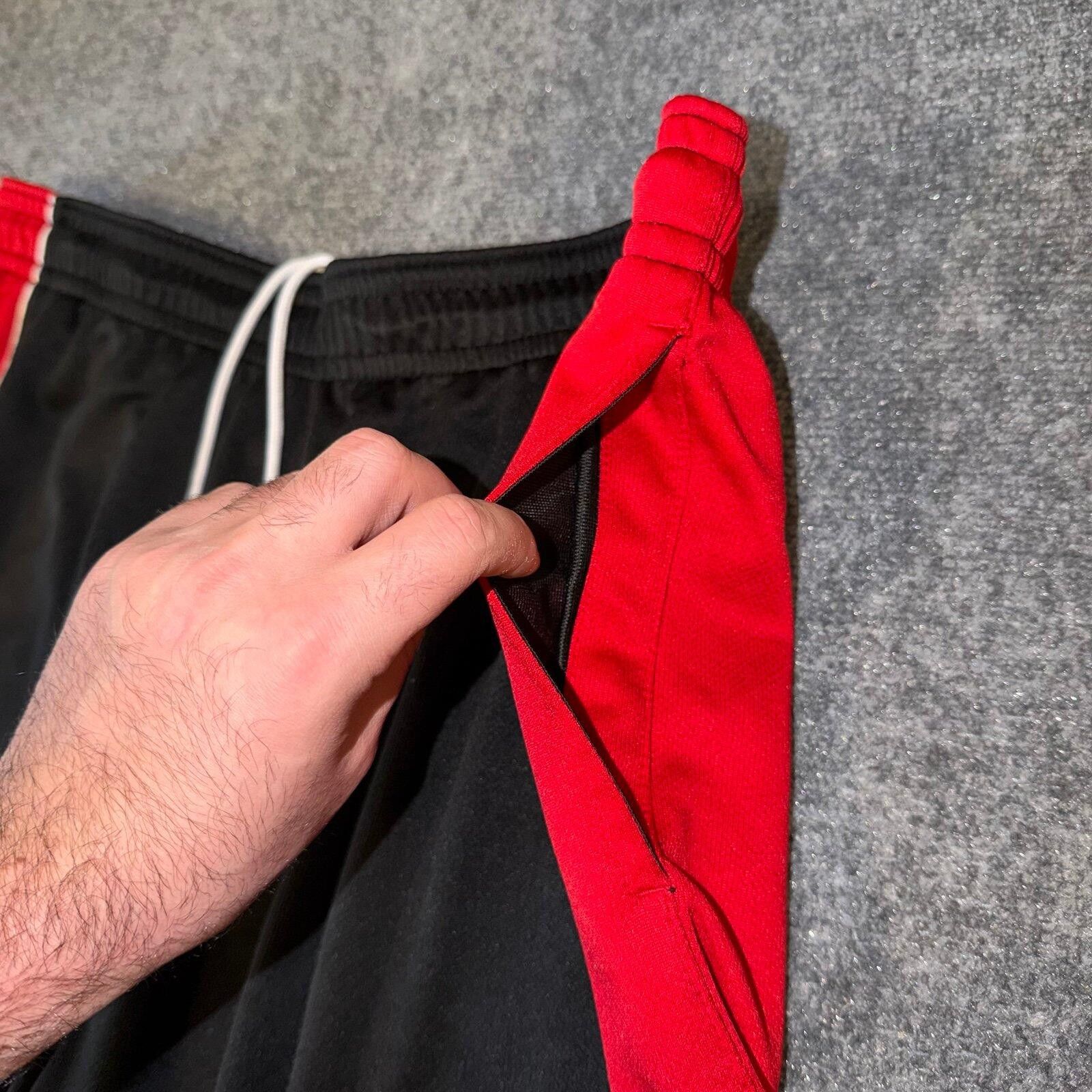 JW Anderson AND1 Red/Black Baggy Hoop Shorts Mens 3XL Vtg y2k 90s Rare Size US 44 / EU 60 - 2 Thumbnail
