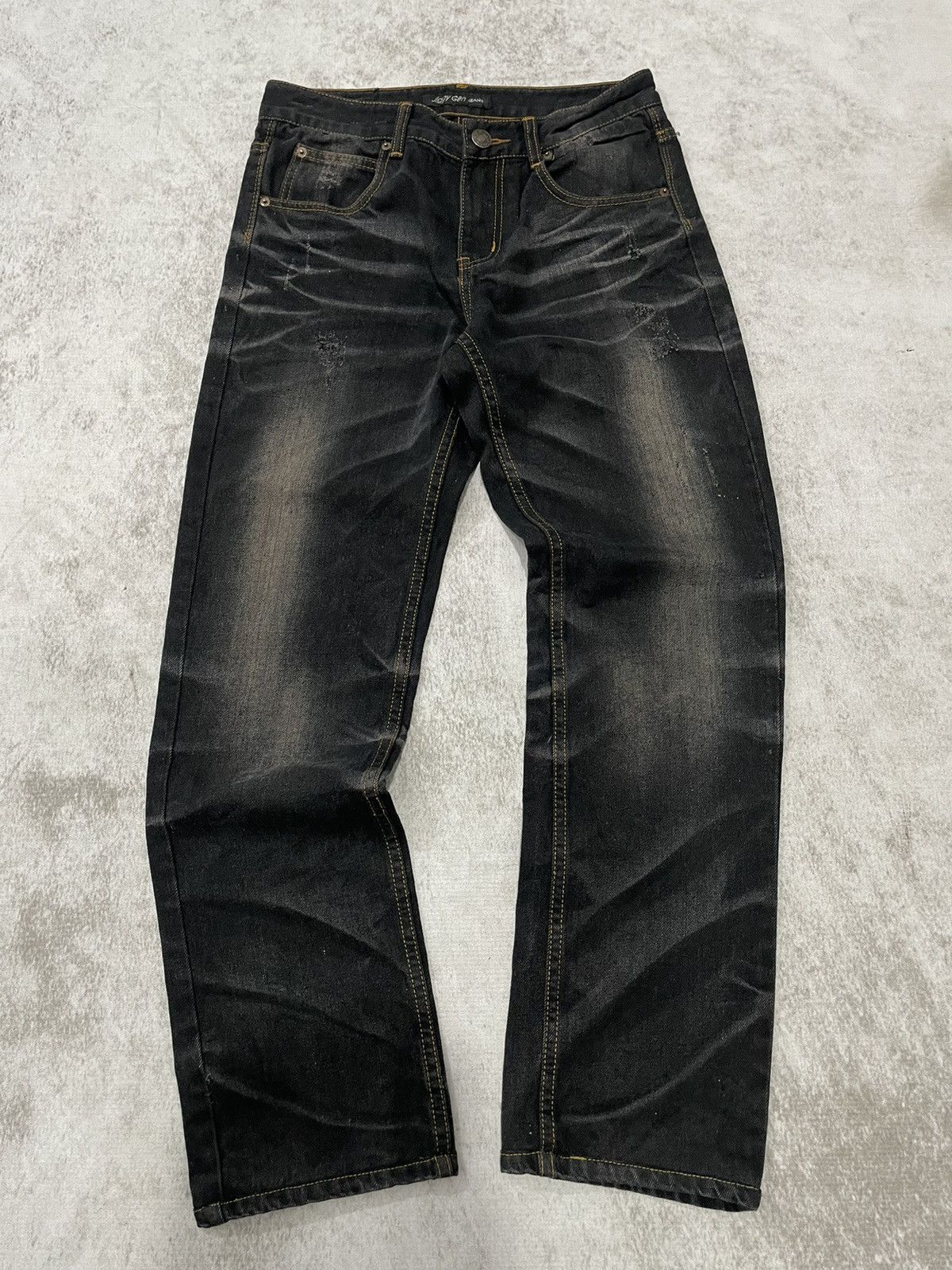 パンツ Japanese label 00s Y2K ML Vintage Jeans 2000s jiggy gen japan japan smoke wash denim y2k style