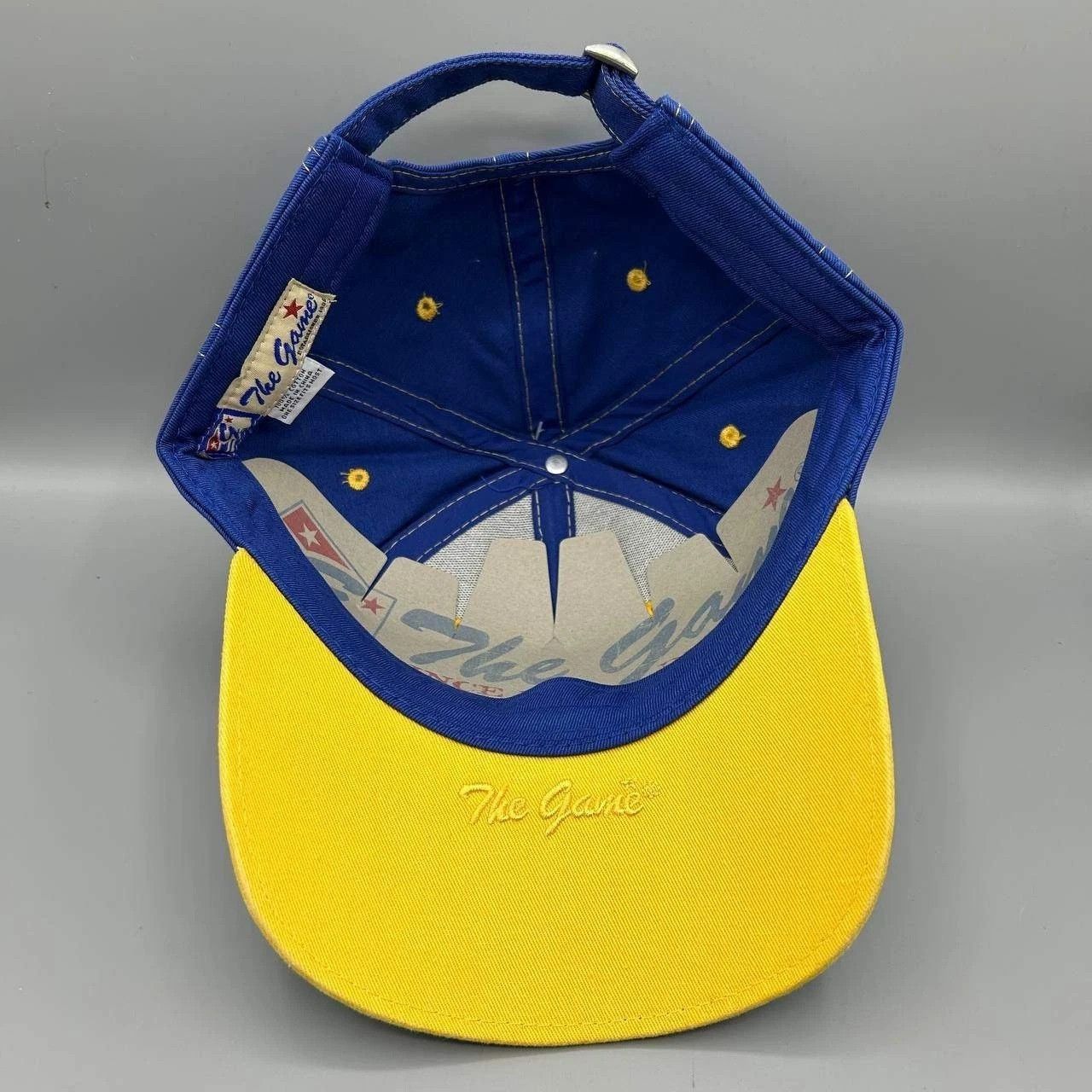 The Game Vintage University of Delaware Blue Hens Hat NCAA Strap Back Size ONE SIZE - 2 Thumbnail