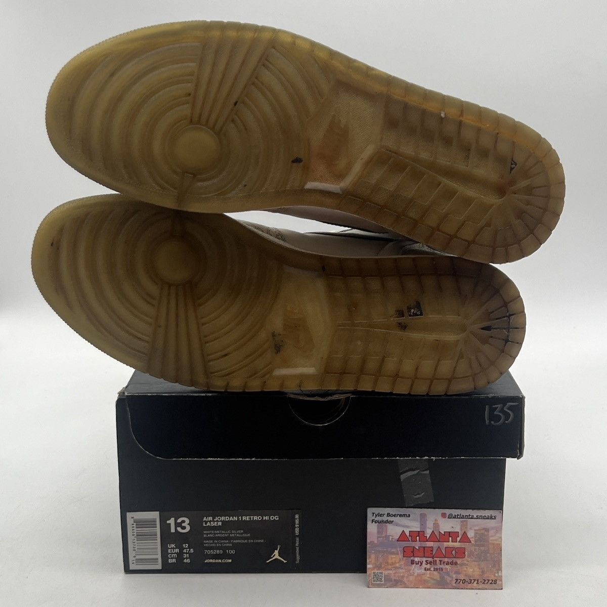 Jordan Brand Air Jordan 1 High laser Size US 13 / EU 46 - 8 Thumbnail