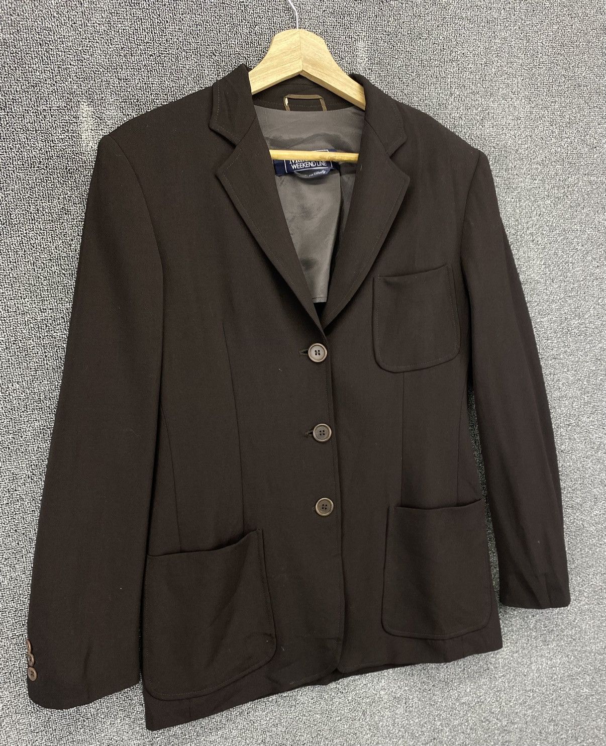 Max Mara × Vintage Vintage Max Mara Weekend Line Wool Coat Jacket Size M / US 6-8 / IT 42-44 - 2 Thumbnail