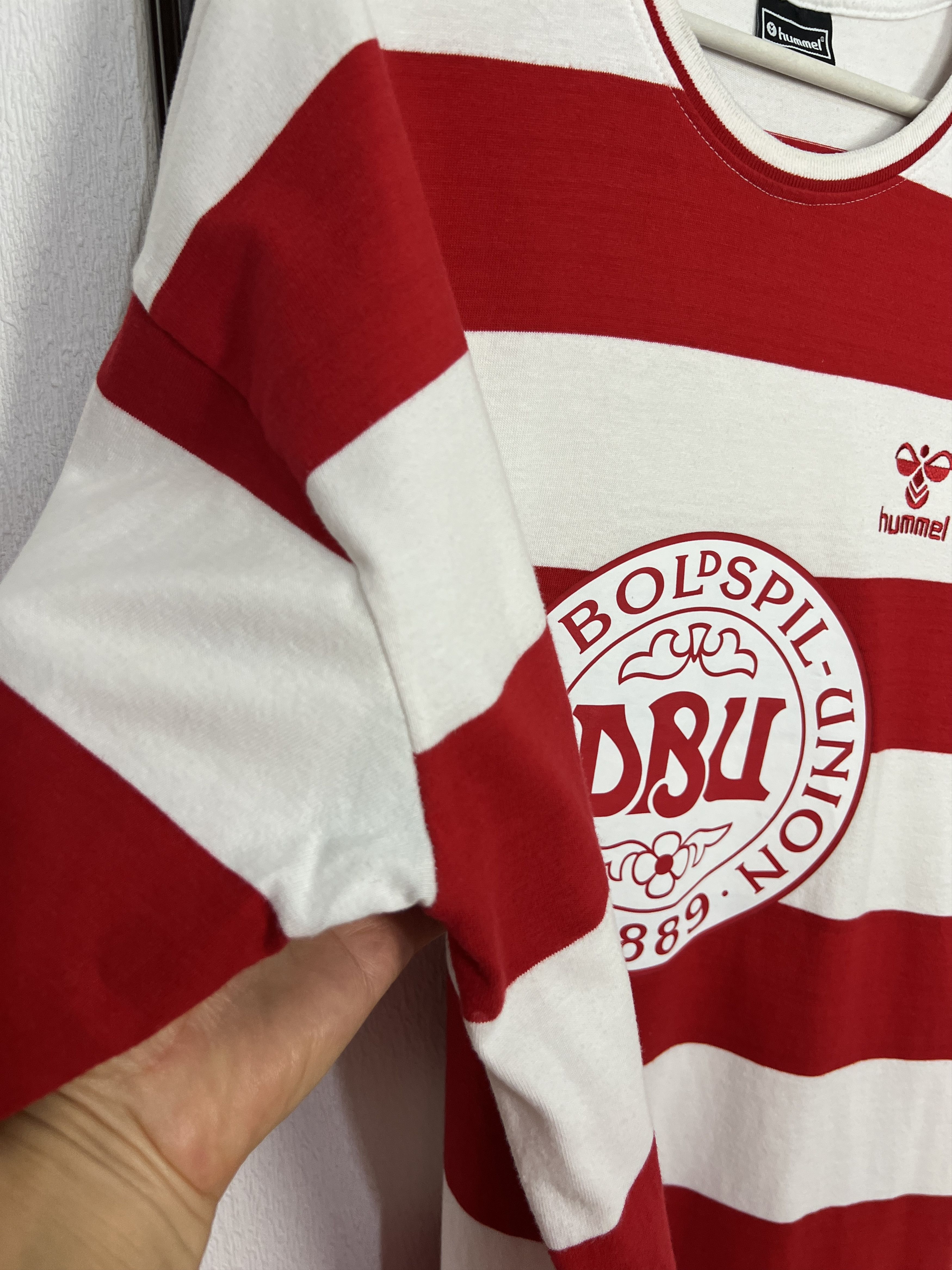 Hummel Denmark Football Shirt Soccer National Team Jersey Trikot Size US L / EU 52-54 / 3 - 5 Thumbnail