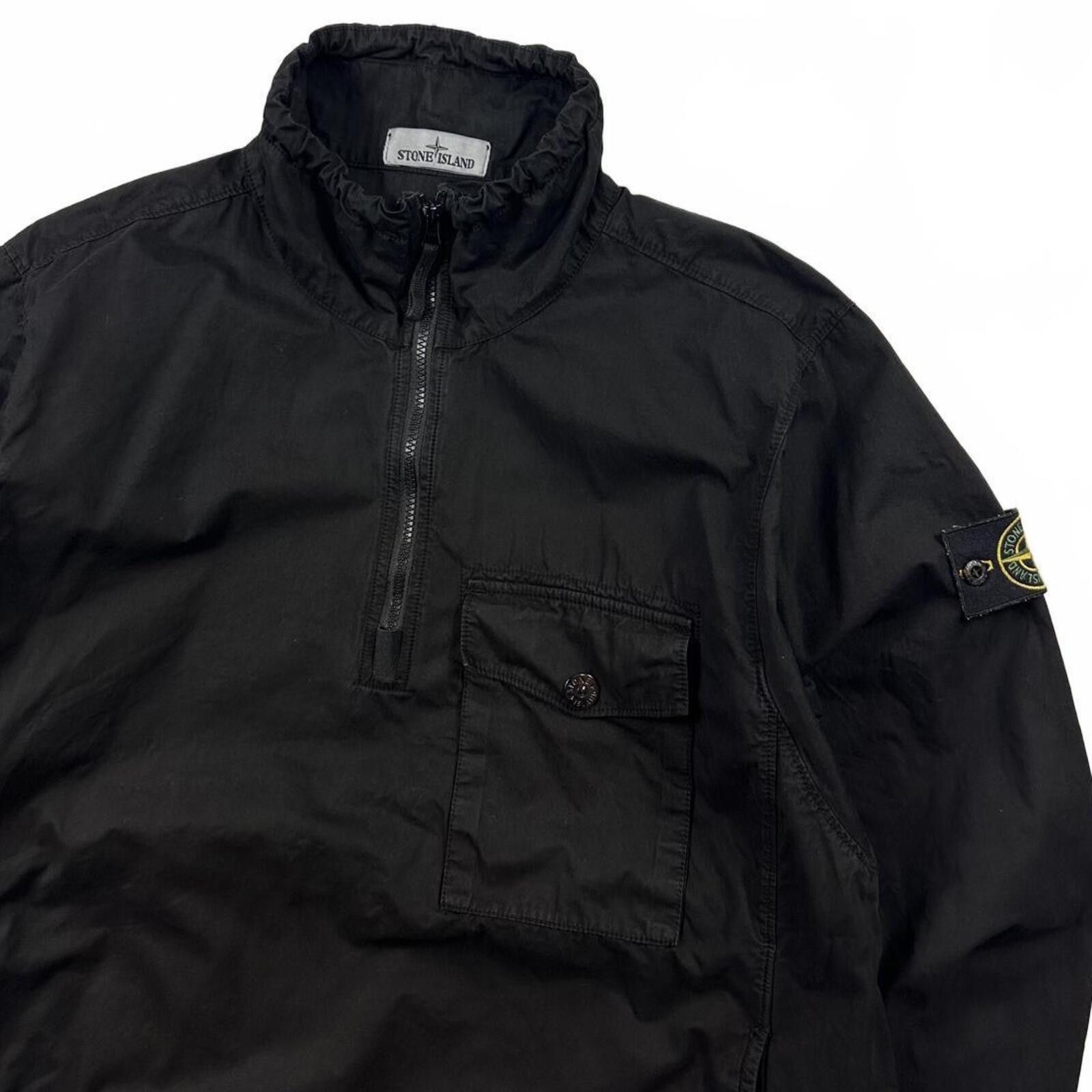 Stone Island Stone Island 1/4 Zip Smock Jacket Black Large Size US L / EU 52-54 / 3 - 2 Thumbnail