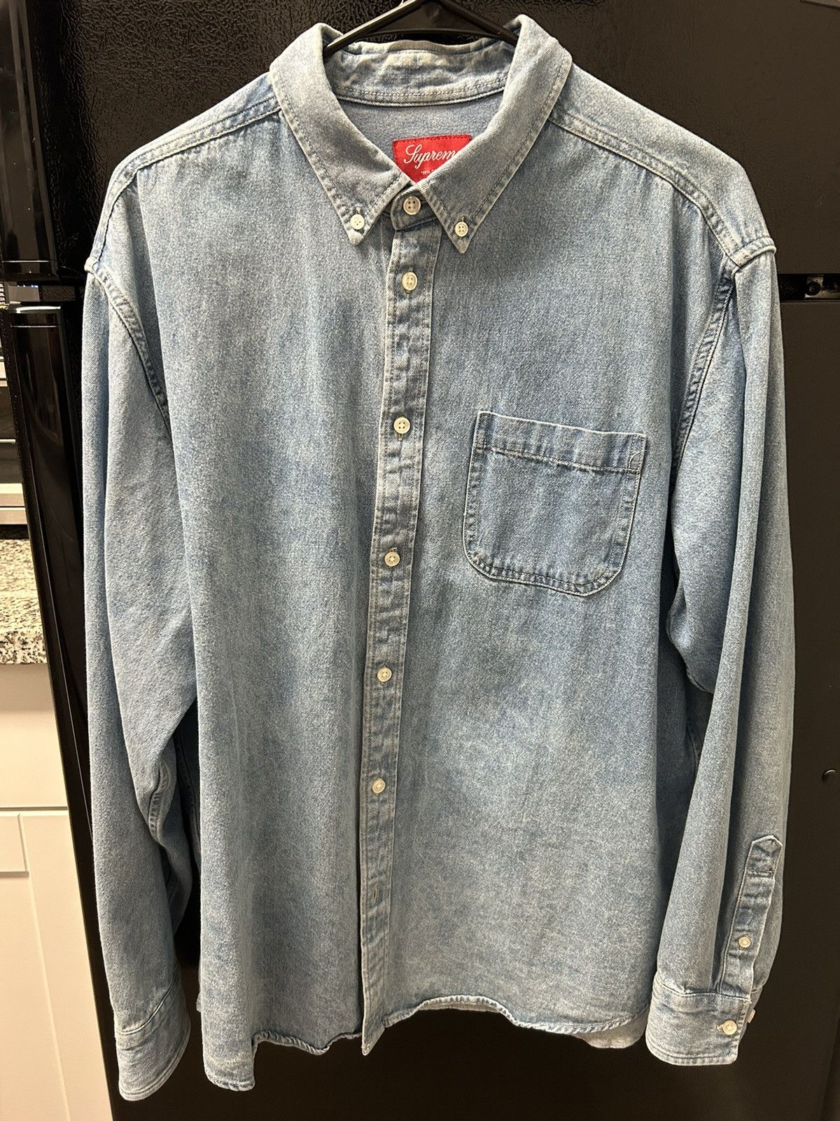 Supreme Supreme Appliqué Denim Shirt | Grailed