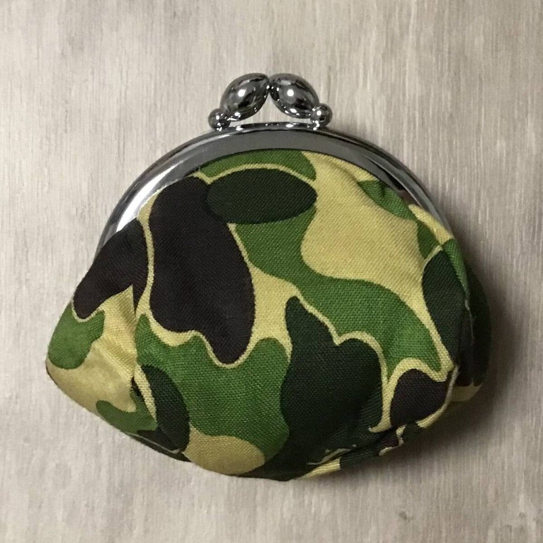 Bape 🇯🇵Kyoto limited🇯🇵 BAPE ABC Camo Green Coin Case Wallet NIGO Size ONE SIZE - 4 Thumbnail