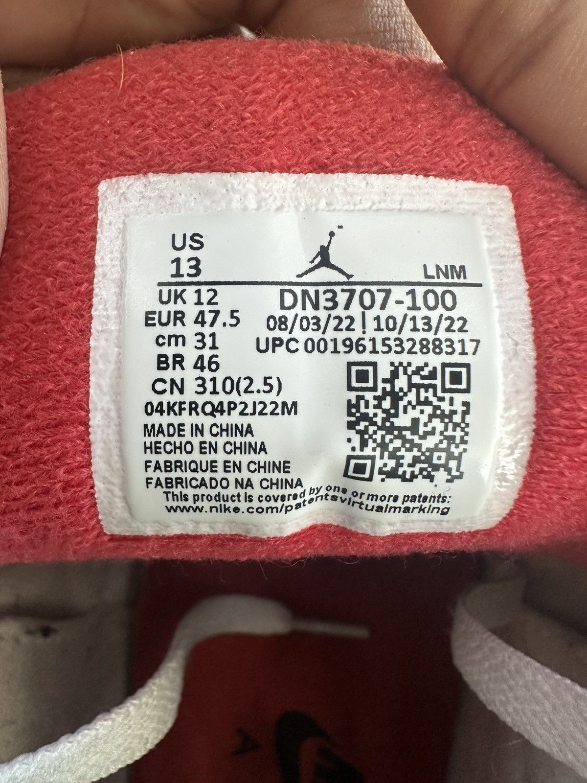 Jordan Brand Air Jordan 3 “White Cement Reimagined” **PRE-OWNED** Size US 13 / EU 46 - 7 Thumbnail