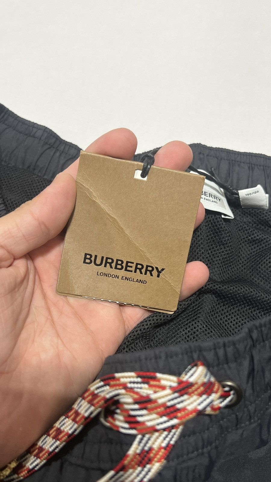 Burberry Burberry Box Logo Black Shorts Size US 34 / EU 50 - 10 Thumbnail