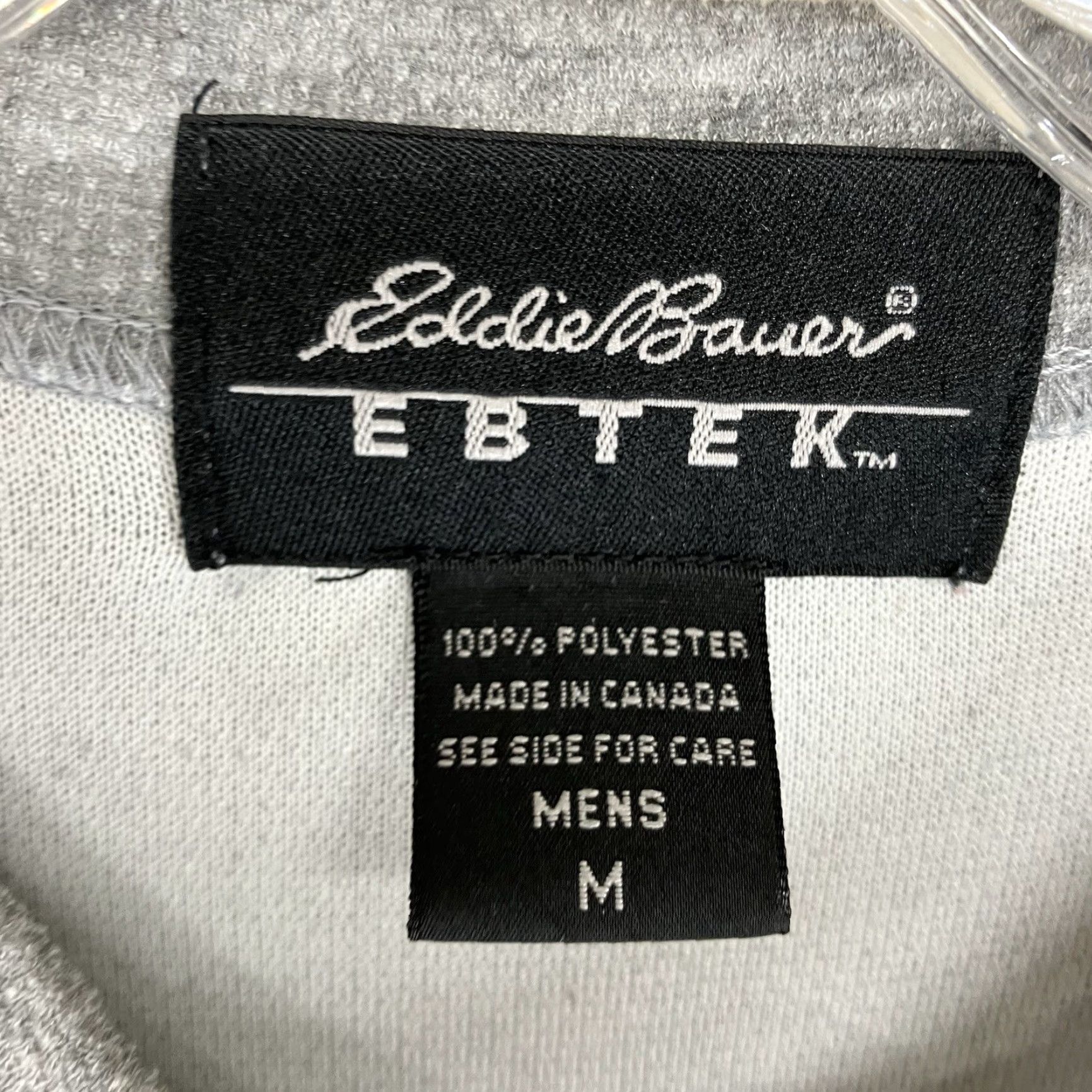Eddie Bauer Eddie Bauer T-Shirt Men's M Gray Crew Neck Thermal Base Layer Polyester Knit Embroidered Logo Size US M / EU 48-50 / 2 - 3 Thumbnail
