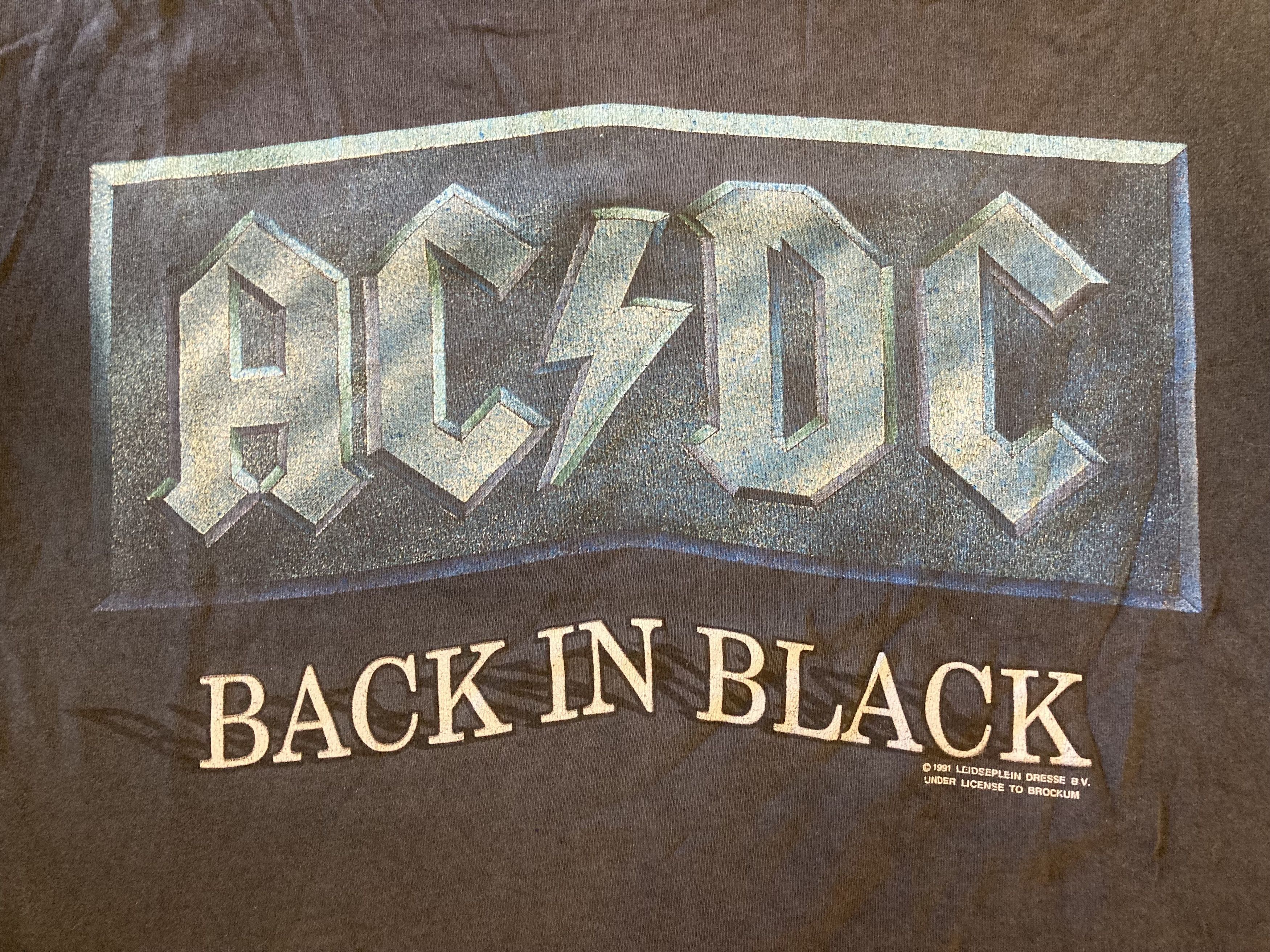 AC/DC Rare Vintage AC|DC Brockum 1991 Concert Tour T Shirt Size US S / EU 44-46 / 1 - 6 Thumbnail