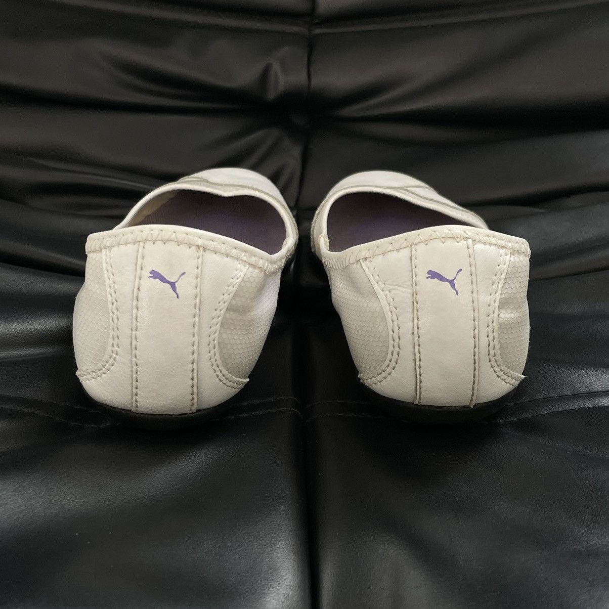 Puma × Vintage Puma Vintage Ballet White / Purple Flats Size US 7.5 / IT 37.5 - 5 Thumbnail