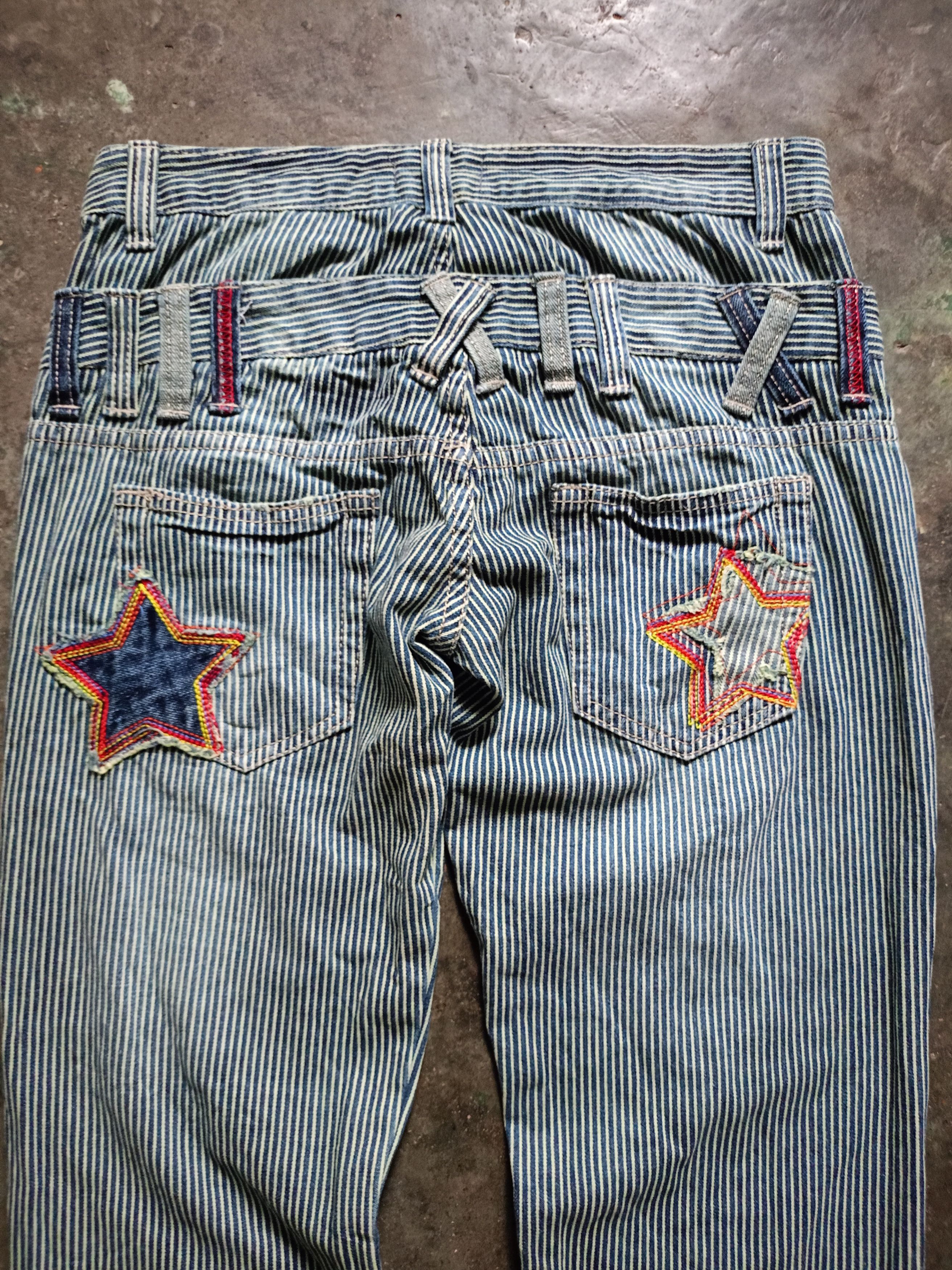 Japanese Brand Ryu Ryu Doble Waist Hikory Pants Size US 30 / EU 46 - 4 Thumbnail