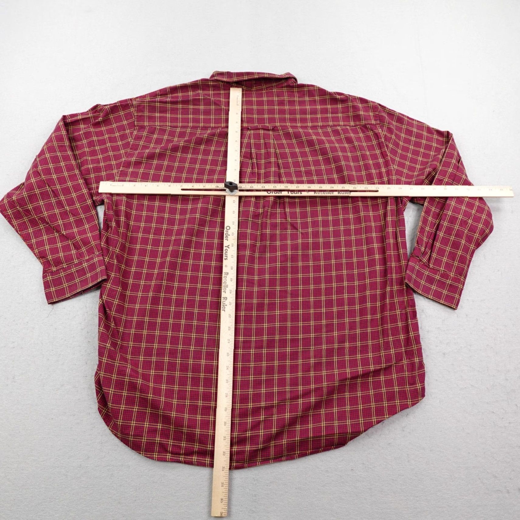 Orvis VINTAGE Orvis Shirt Mens 2XL Red Blue Plaid Flannel Button-Up Casual Outdoors Mens 2XL Red Plaid Flannel Shirt Orvis Button-Down Cotton Size US XXL / EU 58 / 5 - 5 Thumbnail