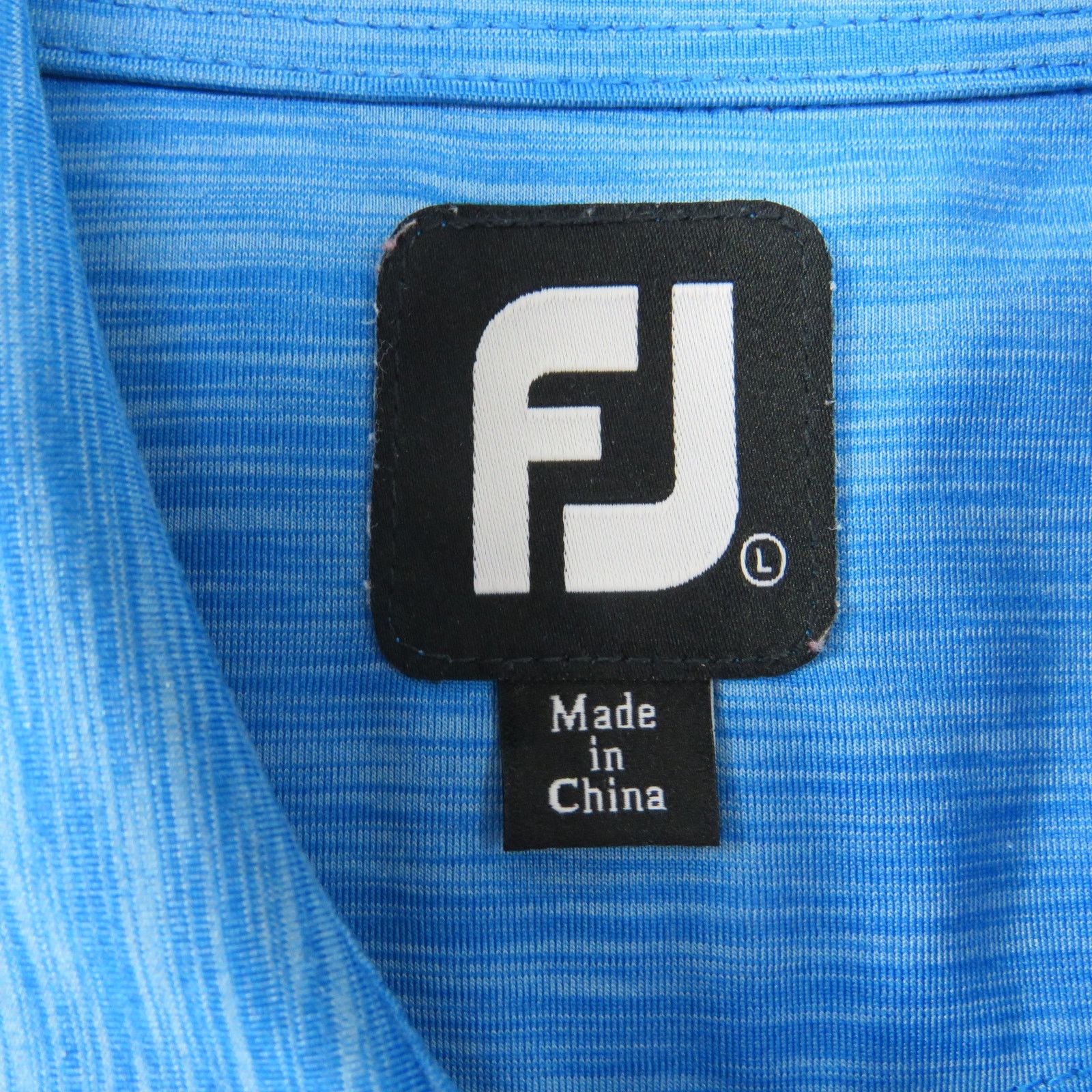 Footjoy FootJoy Men's Blue Golf Polo Large Classic Golf Polo Size US L / EU 52-54 / 3 - 5 Thumbnail