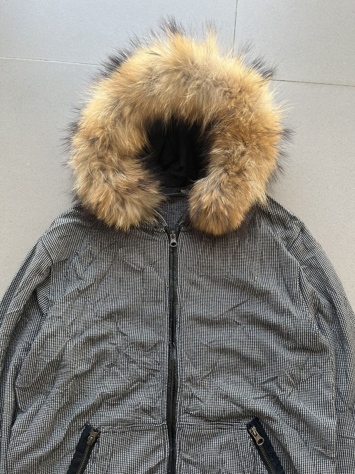 Le Grande Bleu (L.G.B.) Japanese~Mossino Fur Gothic ZipHoodie Ifsixwasnine Lgb Style Size US L / EU 52-54 / 3 - 2 Thumbnail