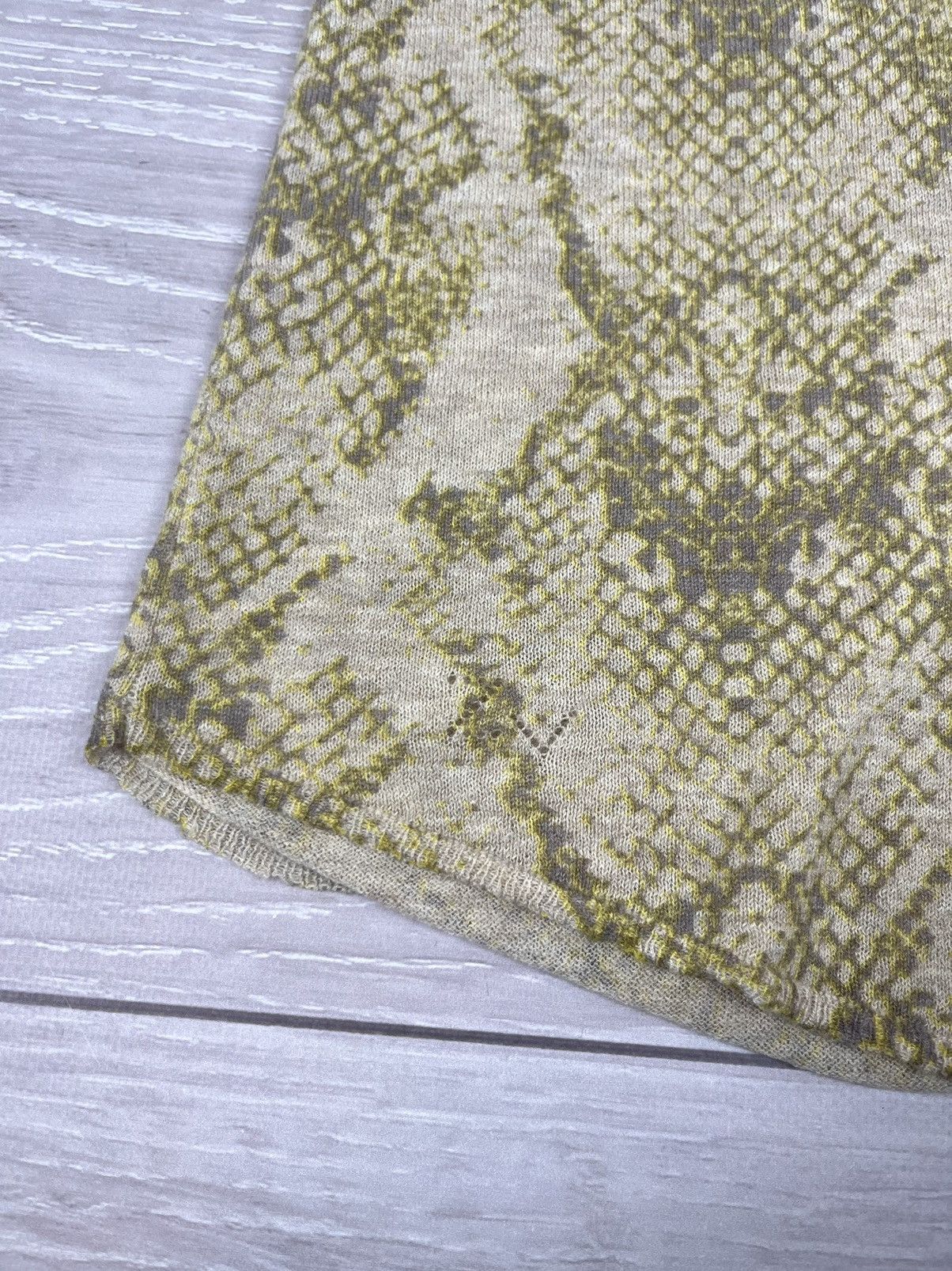 Zadig & Voltaire Zadig Voltaire Deluxe 100% Cashmere Joss Print Tank Top Size S / US 4 / IT 40 - 4 Thumbnail