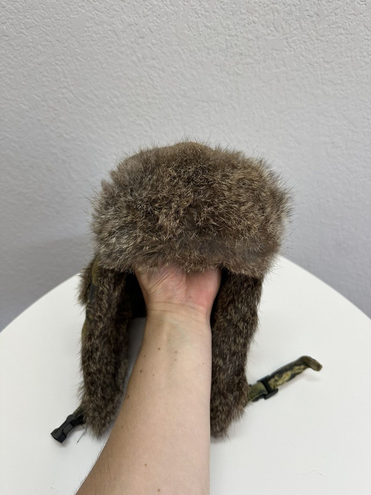 Vintage Vintage Real Fur Ushanka Real Tree Avantgarde Trapper Hat Size ONE SIZE - 6 Thumbnail