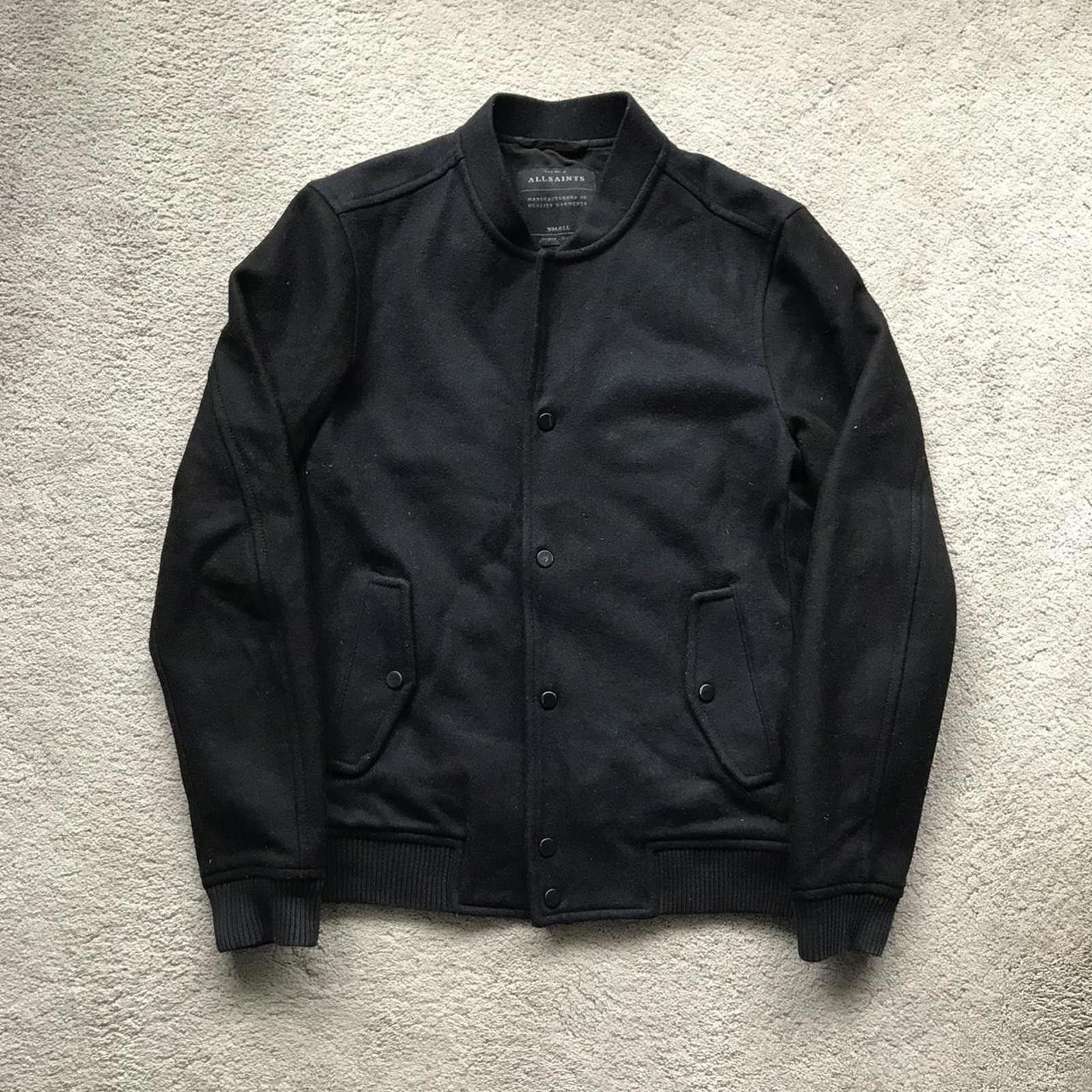Allsaints All Saints Italian Cloth Wool Bomber Size US S / EU 44-46 / 1 - 1 Thumbnail