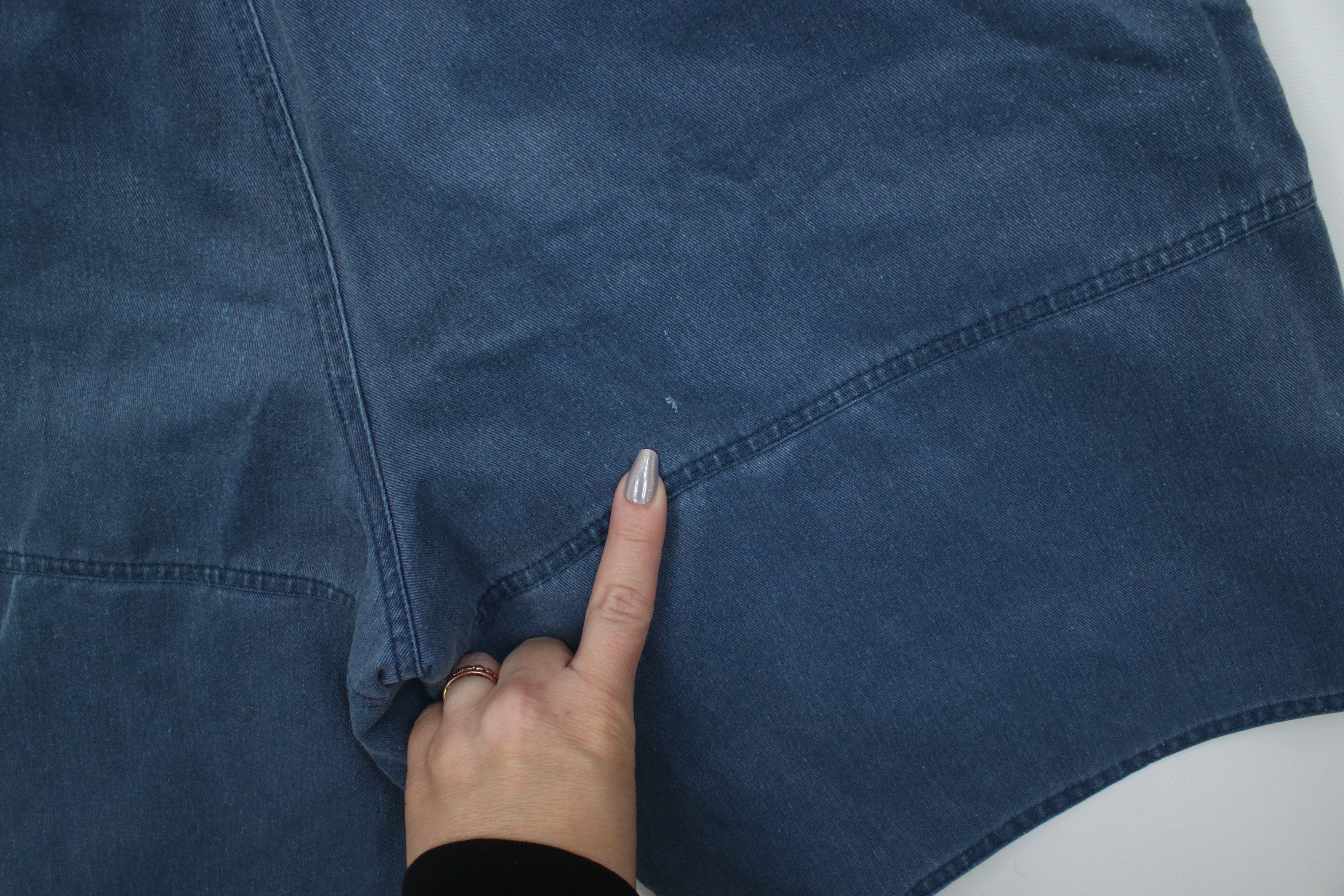Vintage Vintage 90s Streetwear Stonewash Baggy Cargo Shorts Blue Size US 36 / EU 52 - 14 Thumbnail