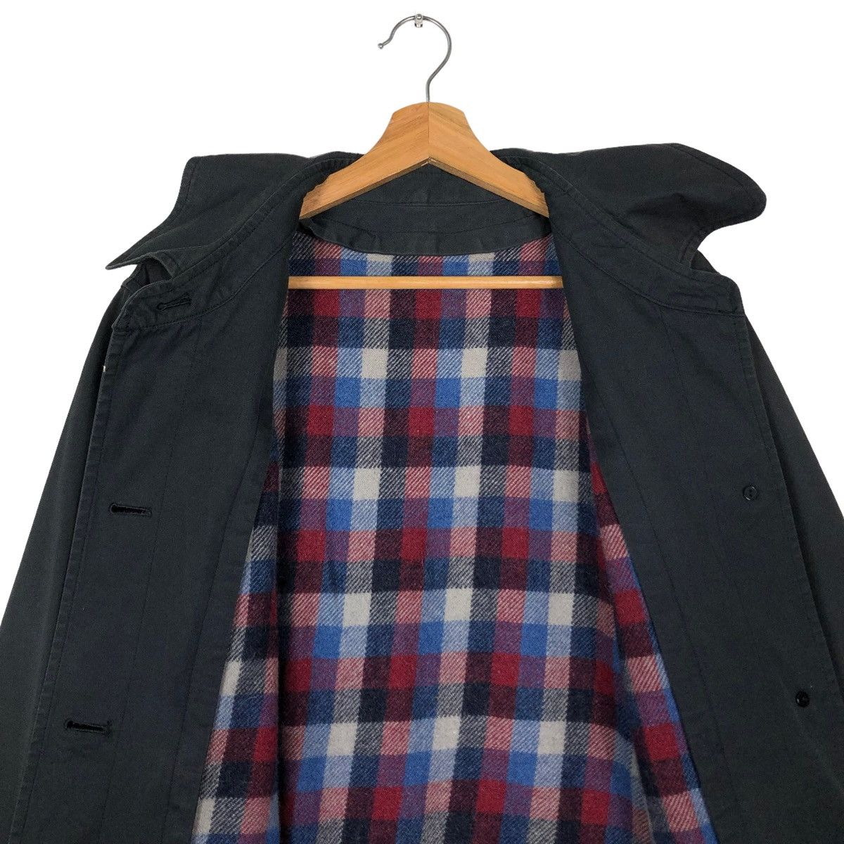 Issey Miyake 🔥90’s Vintage Long Jacket Issey Miyake Blanket Lining Tartan Size US M / EU 48-50 / 2 - 12 Thumbnail
