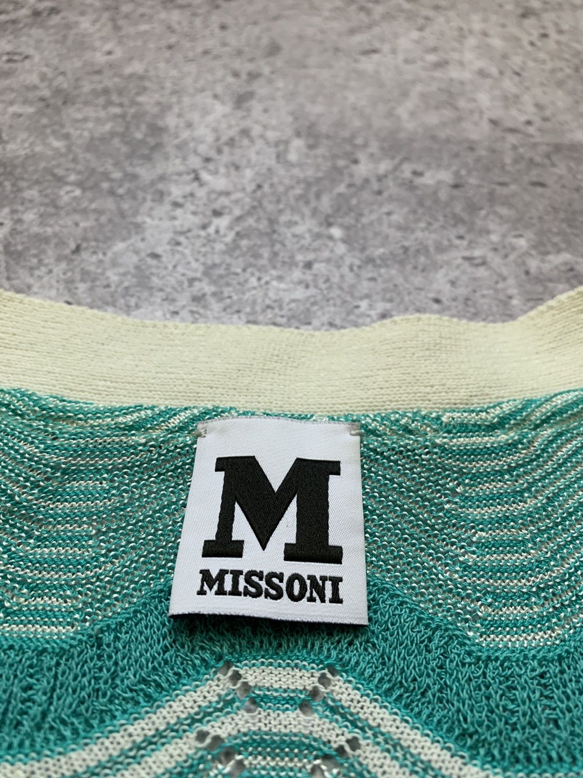Missoni × Vintage Vintage Cardigan Missoni Knit Japanese Brand Size M / US 6-8 / IT 42-44 - 2 Thumbnail