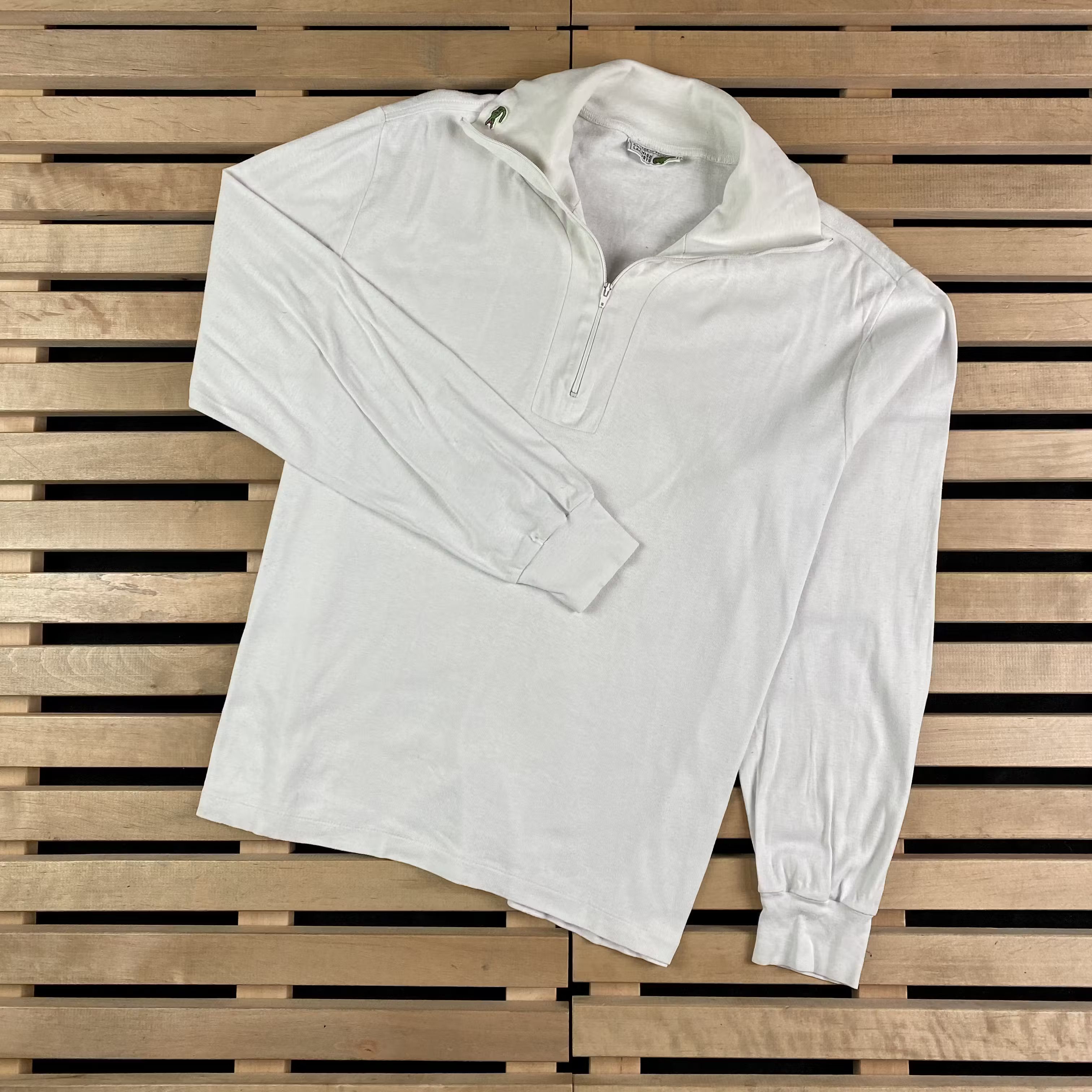 Lacoste × Vintage Men’s Jumper Sweatshirt Lacoste Chemise Vintage Size 4 Size US XS / EU 42 / 0 - 1 Thumbnail
