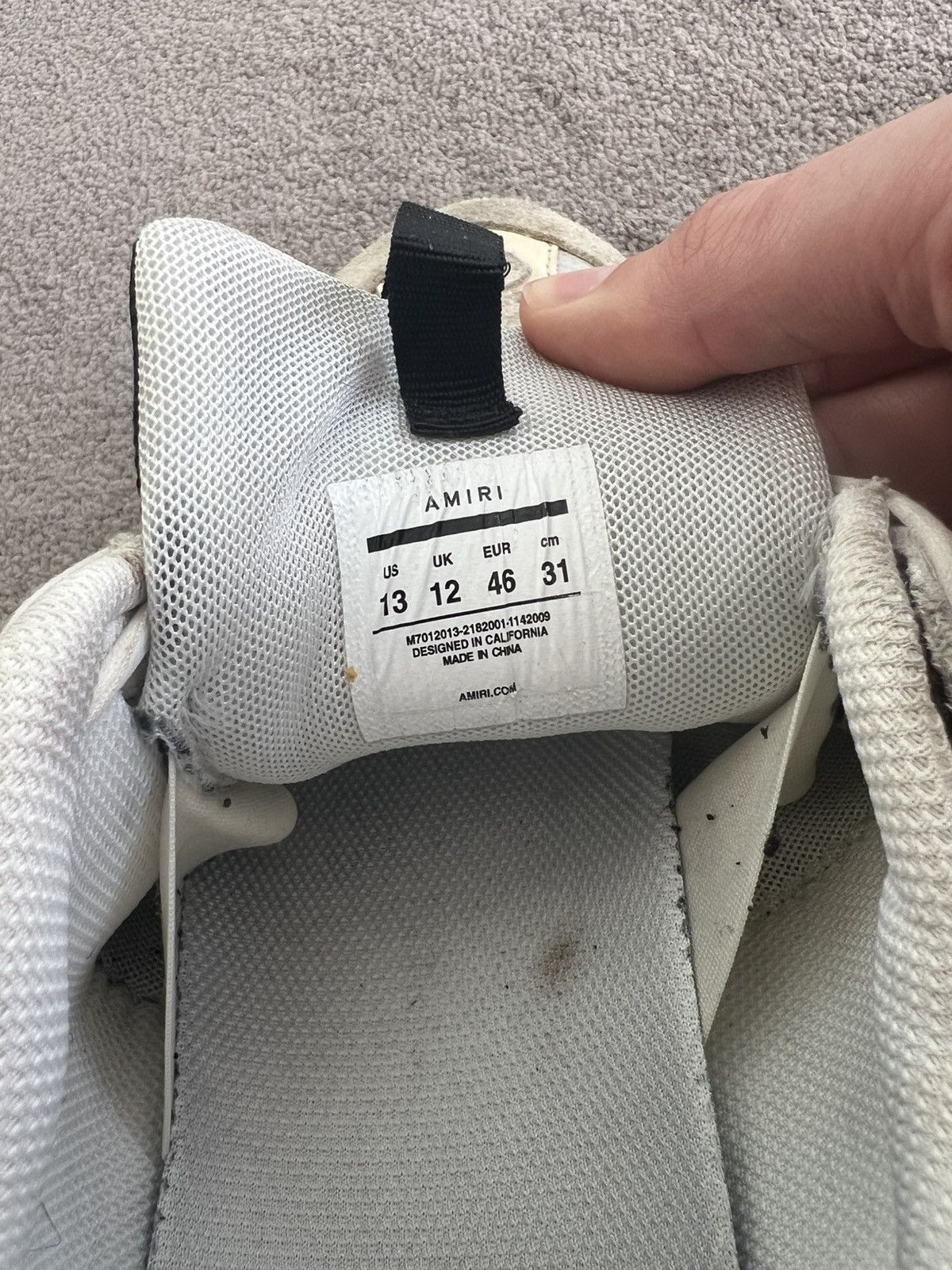 Amiri Amiri Bone Runner Size US 12 / EU 45 - 10 Thumbnail