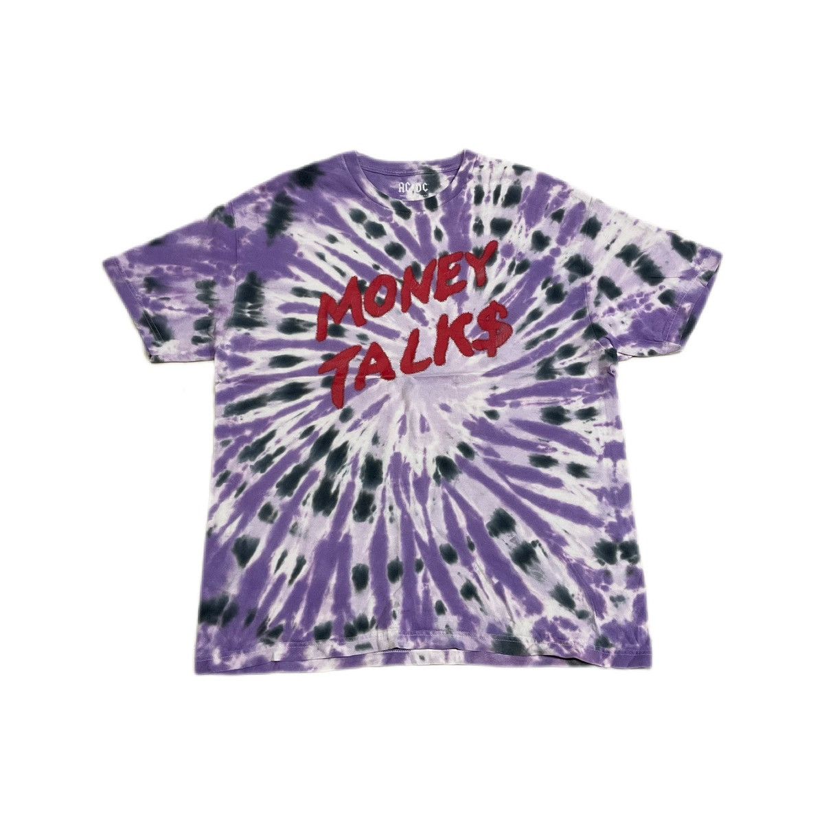 Band Tees × Vintage 🔥Ac Dc Shirt Money Talks Tie Dye Size US XL / EU 56 / 4 - 1 Thumbnail