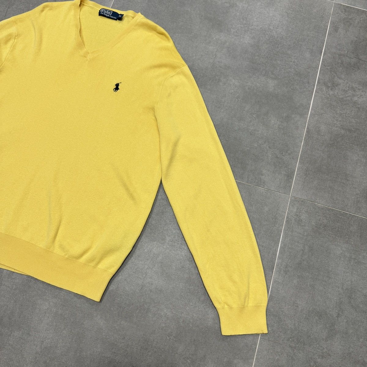 Polo Ralph Lauren × Vintage Polo Ralph Lauren V-Neck Sweater Pullover Men Size XL Size US XL / EU 56 / 4 - 4 Thumbnail