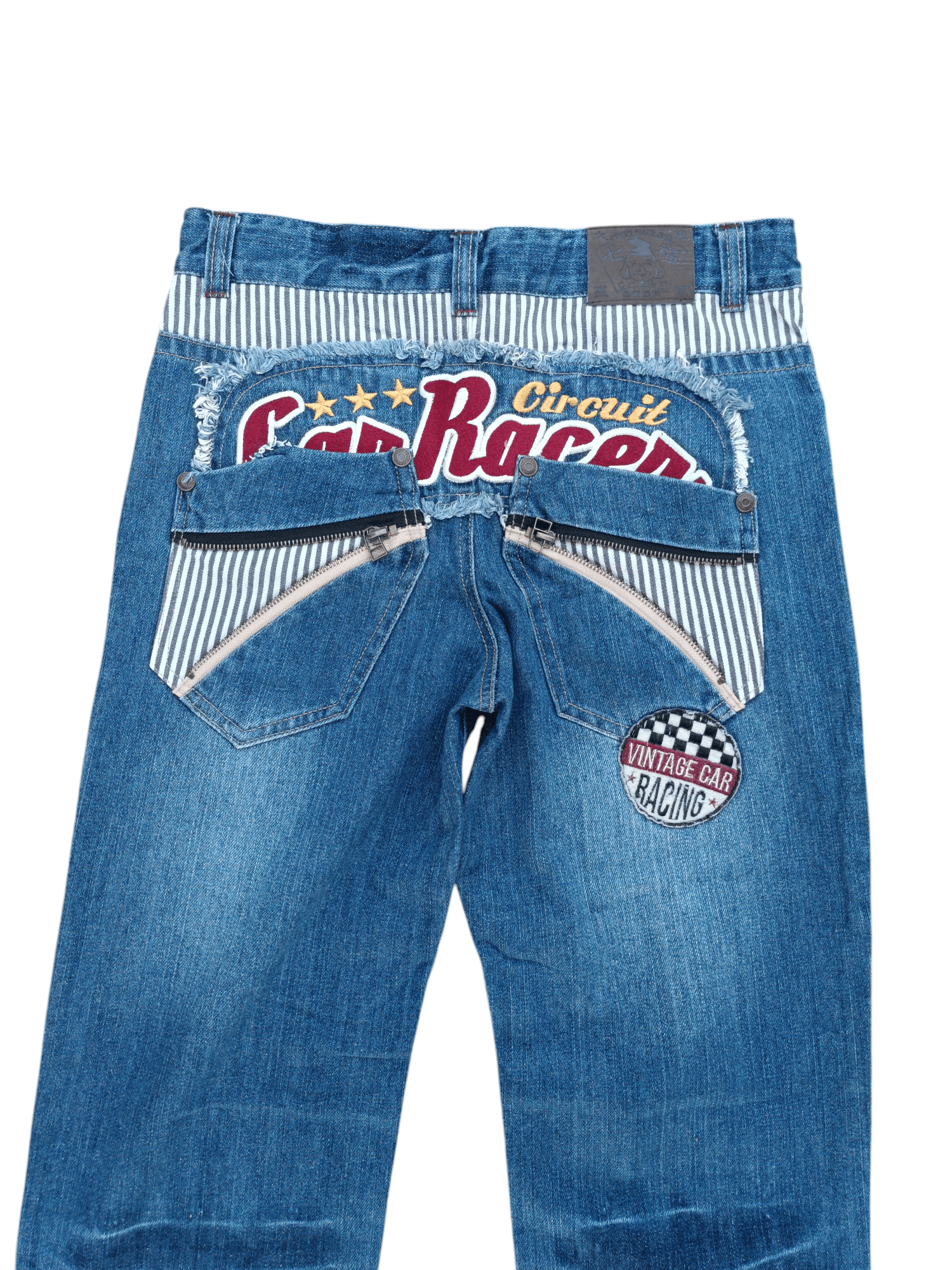Japanese Brand JAPANESE FEELING JEANS CAR RACING CIRCUIT JEANS Size US 30 / EU 46 - 15 Thumbnail
