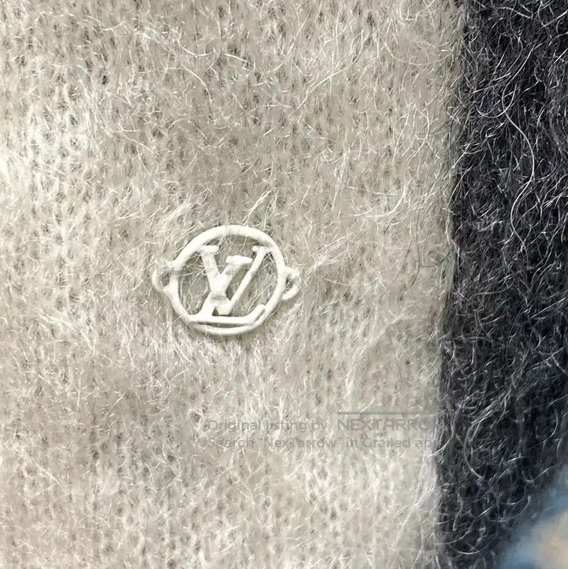 Other Louis Vuitton Colorblock Mohair Knit Sweater in Gray . Size S / US 4 / IT 40 - 5 Thumbnail