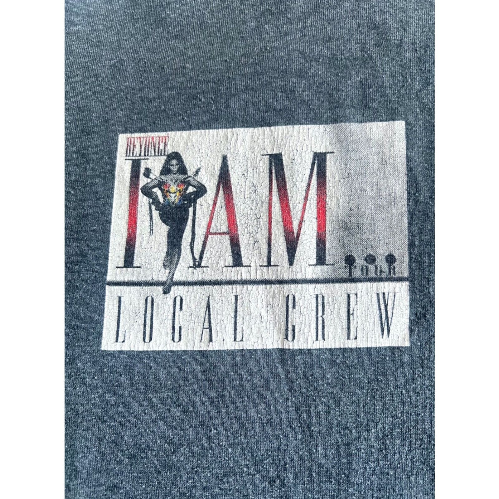 Vintage BEYONCE T-Shirt XL Grey Crew Neck Unbranded Unisex Adults Vintage No Logo Graphic Print 2009 Tour Staff 48" Sleeveless Sleeveless Short Size US XL / EU 56 / 4 - 2 Thumbnail