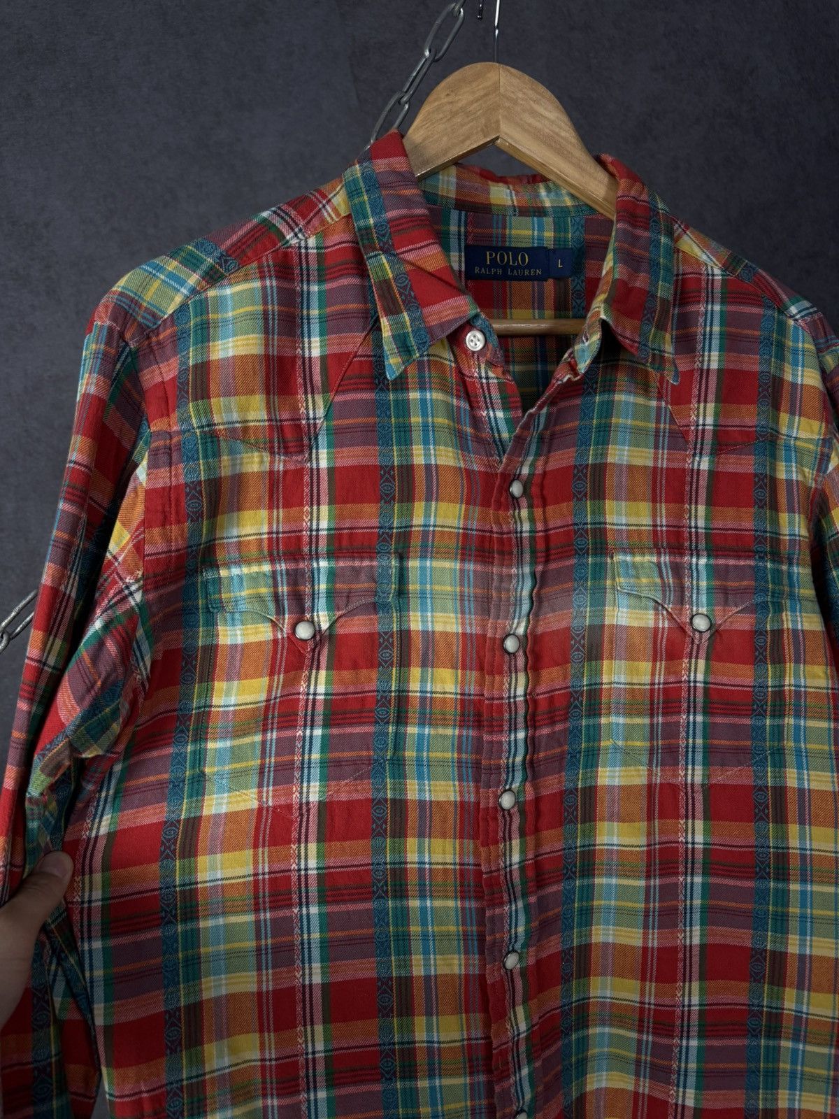 Polo Ralph Lauren Polo Ralph Lauren designer checkered shirt Size US L / EU 52-54 / 3 - 4 Thumbnail