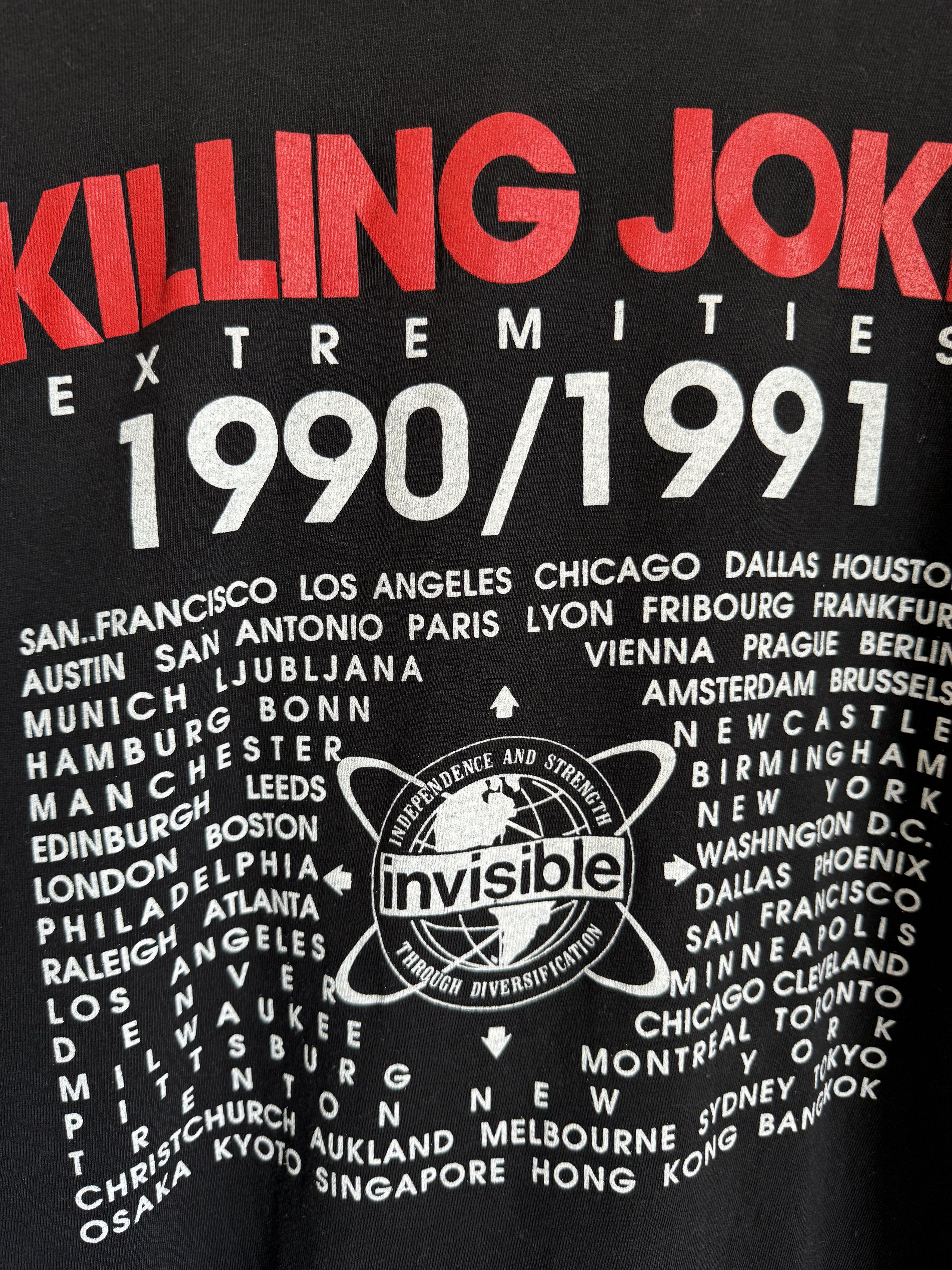 Band Tees RARE Vintage 90s Killing Joke Extremities T-shirt Size US L / EU 52-54 / 3 - 8 Thumbnail