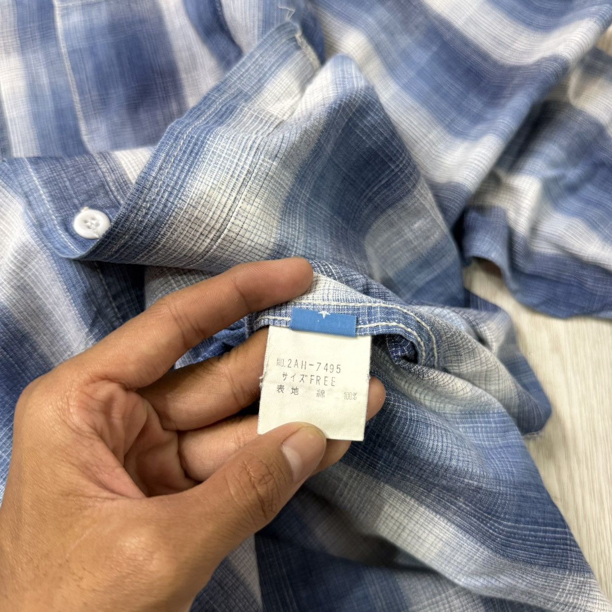Hysteric Glamour NEED GONE💥Hysteric Glamour 2 pocket plaid button up shirt Size US XXL / EU 58 / 5 - 6 Thumbnail