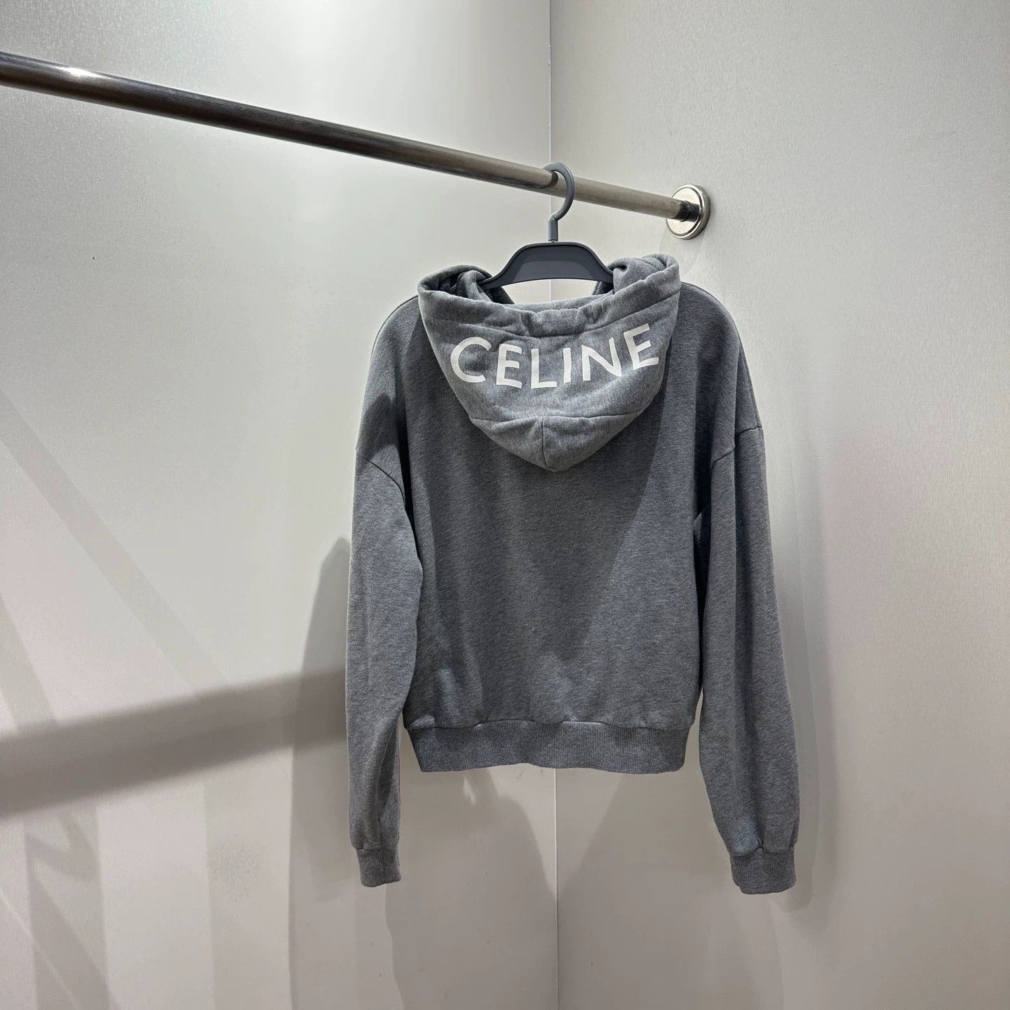Celine Celine apr501 Logo Hooded Zip-Up Jacket M Cotton Size M / US 6-8 / IT 42-44 - 1 Thumbnail