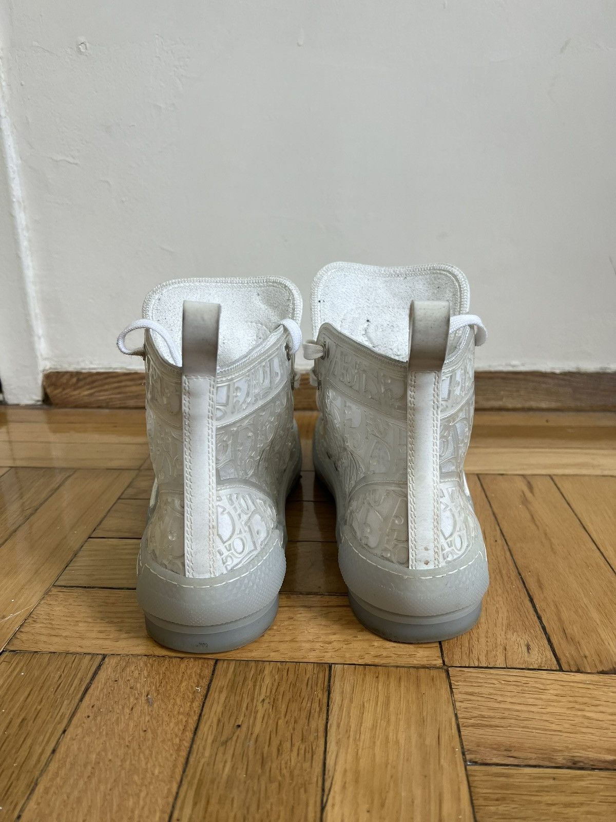 Dior × Kim Jones Dior B23 High 'Raised Dior Oblique - Transparent White' Size US 11 / EU 44 - 5 Thumbnail