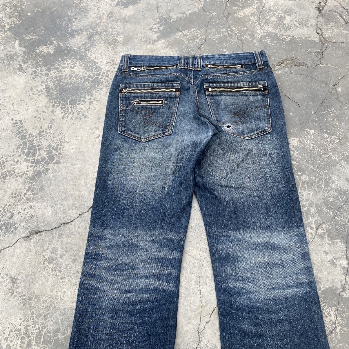 semanticdesign SEMANTIC DESIGN Distressed Funtional Zipper Punk Jeans Size US 30 / EU 46 - 6 Thumbnail