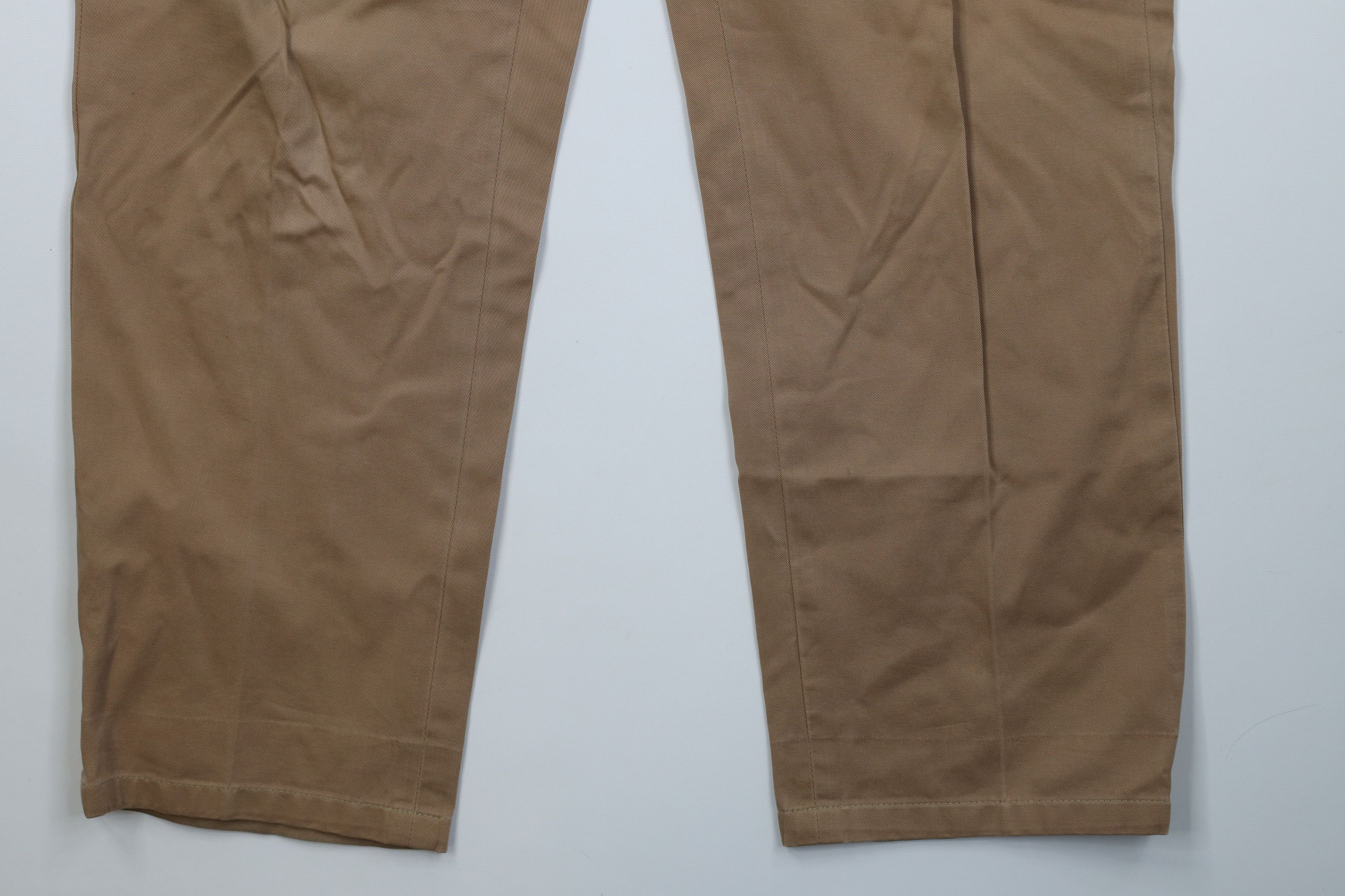 Ralph Lauren Vintage 90s Ralph Lauren Preston Chino Pants Brown Cotton Size US 36 / EU 52 - 5 Thumbnail