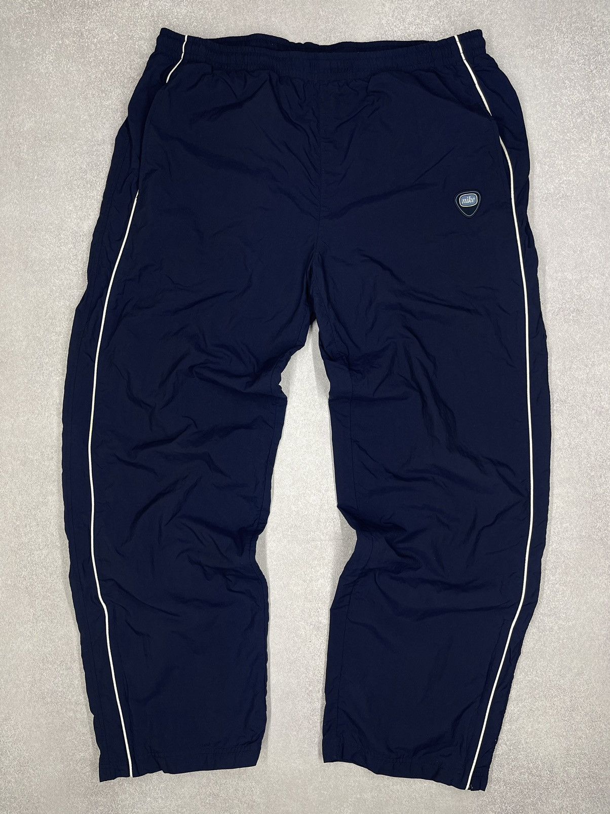 Nike Vintage Nike Nylon Navy Sweatpants Dense Drill Y2K ACG TN Size US 36 / EU 52 - 2 Thumbnail
