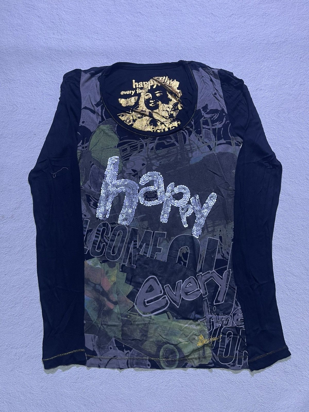 Hysteric Glamour Y2K long sleeve tshirt women's full print motif Size S / US 4 / IT 40 - 1 Thumbnail